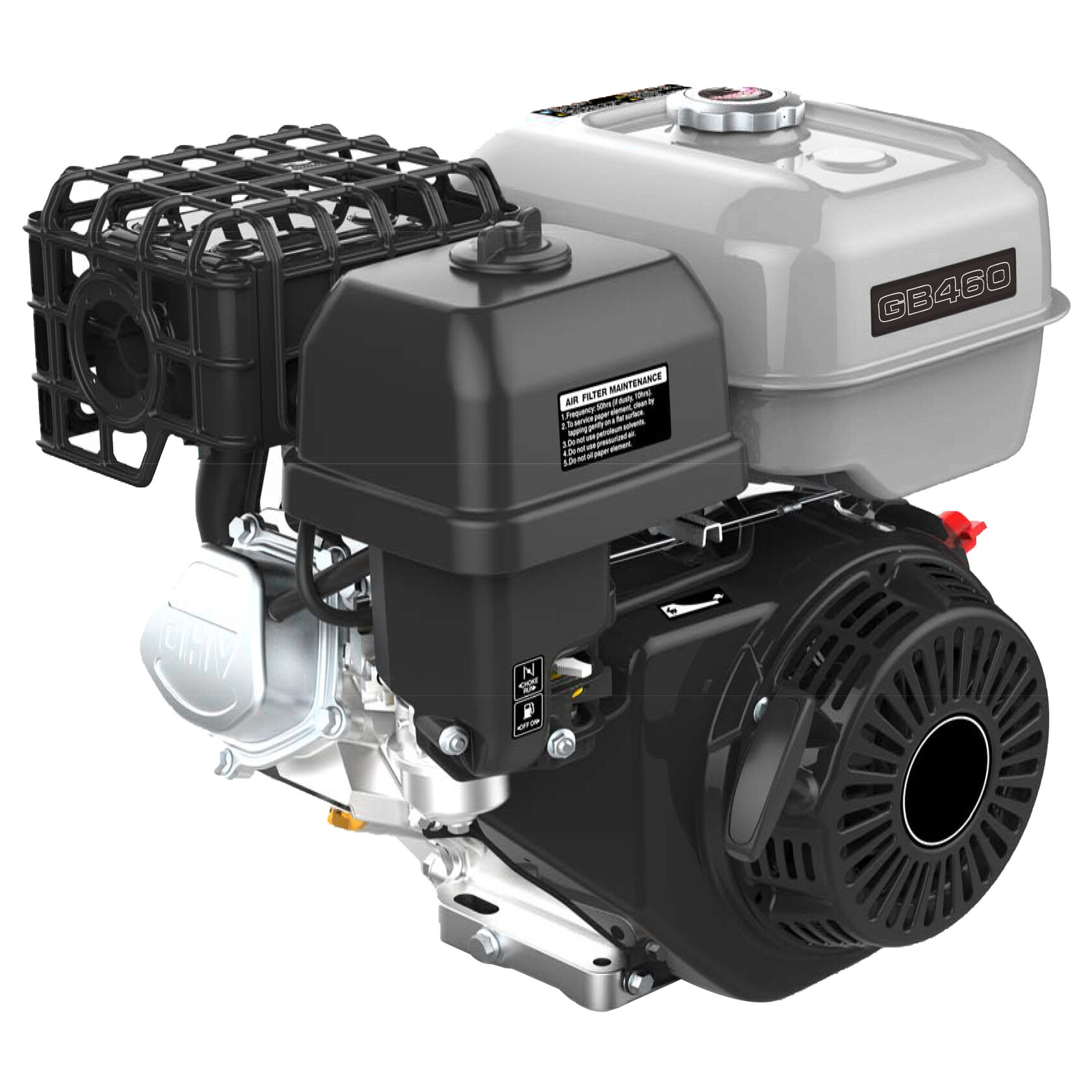 Двигатель бензиновый для лебедок, культиваторов, мотопомп, садового и строительного оборудования EVOline Zongshen GB 460 Е