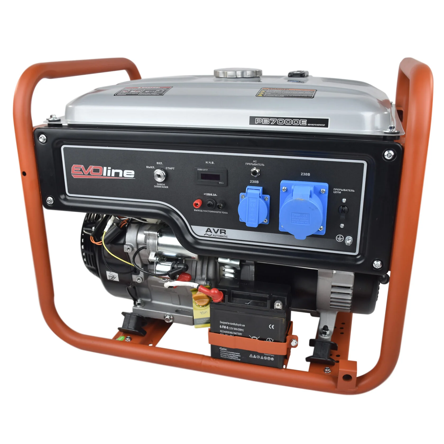Бензиновый генератор в кожухе EVOline PB 7000 E Zongshen