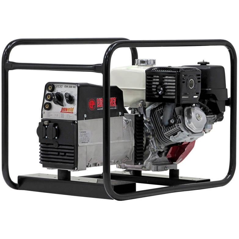 Сварочный генератор бензиновый EUROPOWER EP 200 Х1 AC двигатель Honda