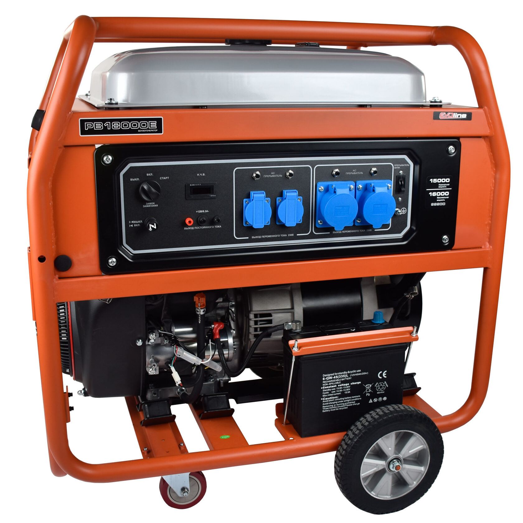 Бензиновый генератор EVOline PB 18000 E Zongshen
