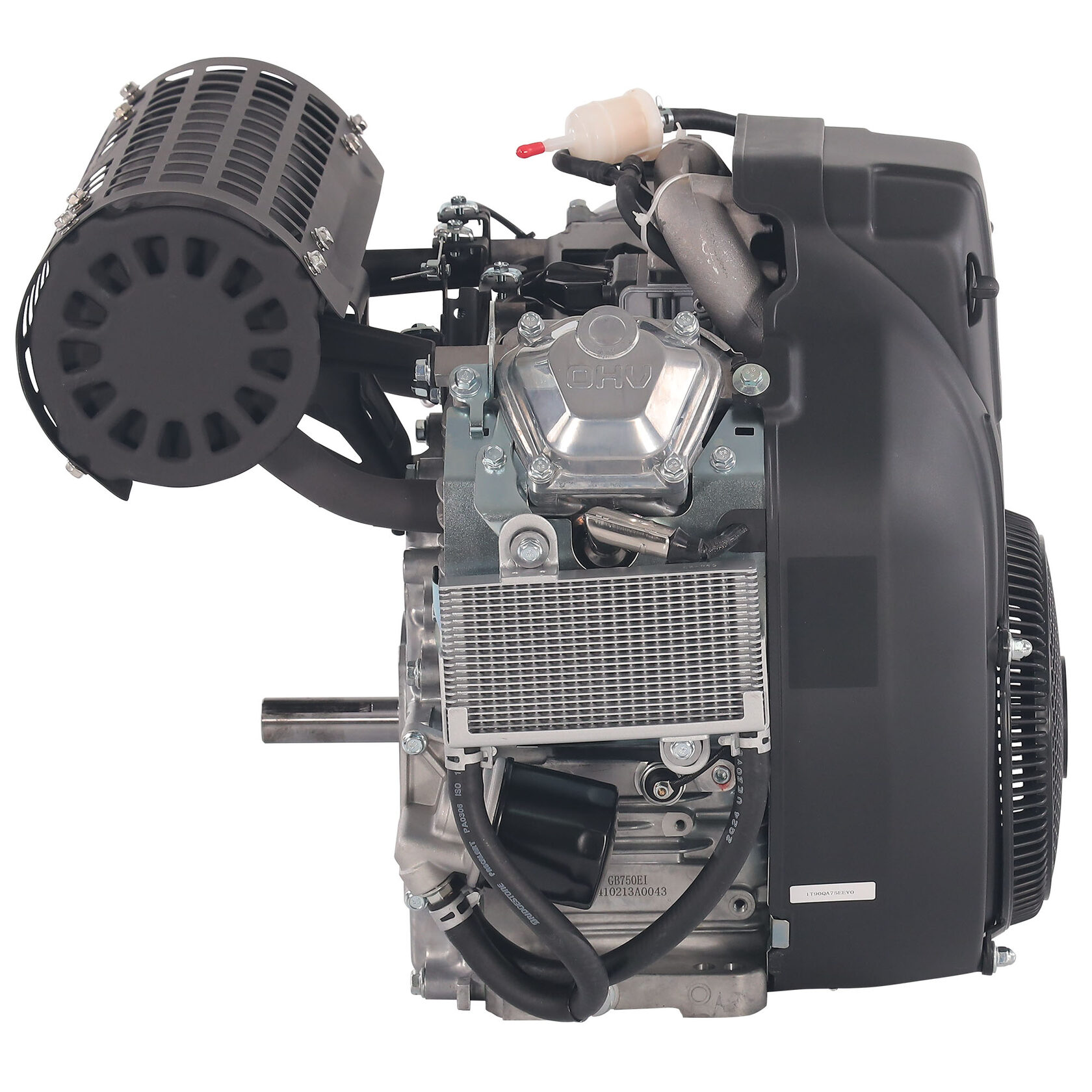 Двигатель бензиновый для затирочных машин, строительного оборудования, вездеходов, мотопомп EVOline Zongshen GB 750 EFI