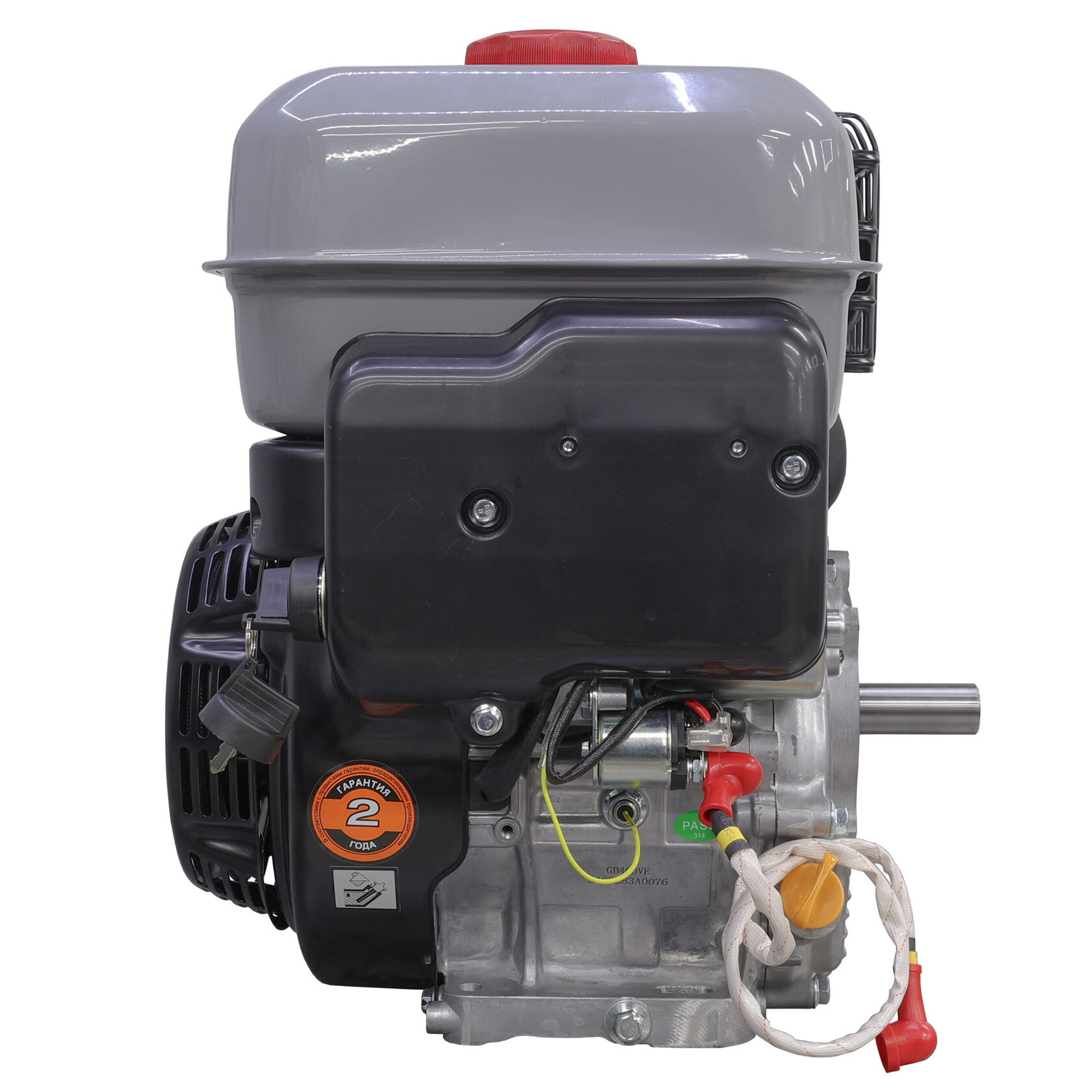 Двигатель бензиновый для минитракторов, строительной техники, самоходной техники, вездеходов EVOline Zongshen GB 460 VE