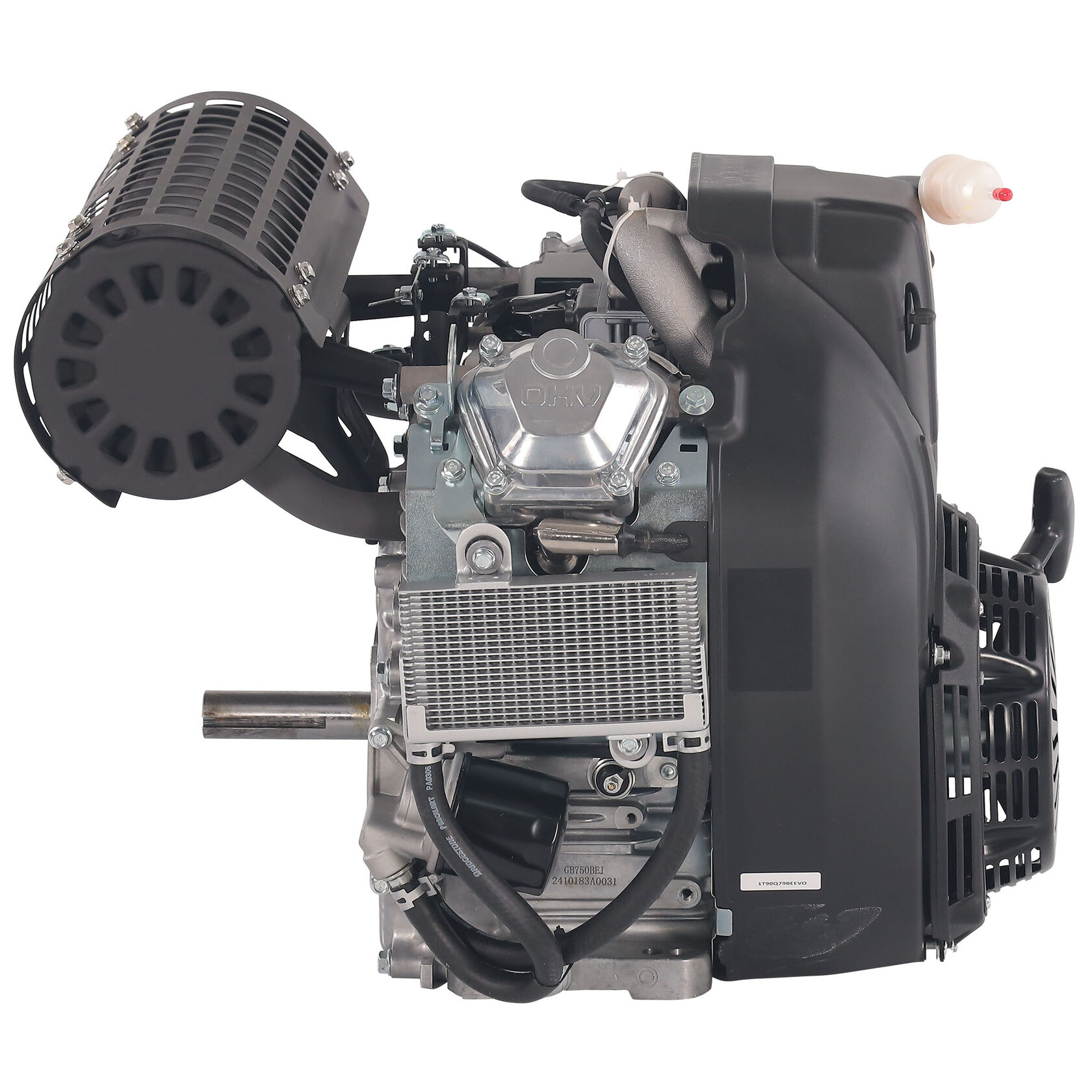 Двигатель бензиновый для затирочных машин, строительного оборудования, вездеходов, мотопомп EVOline Zongshen GB 750 B EFI