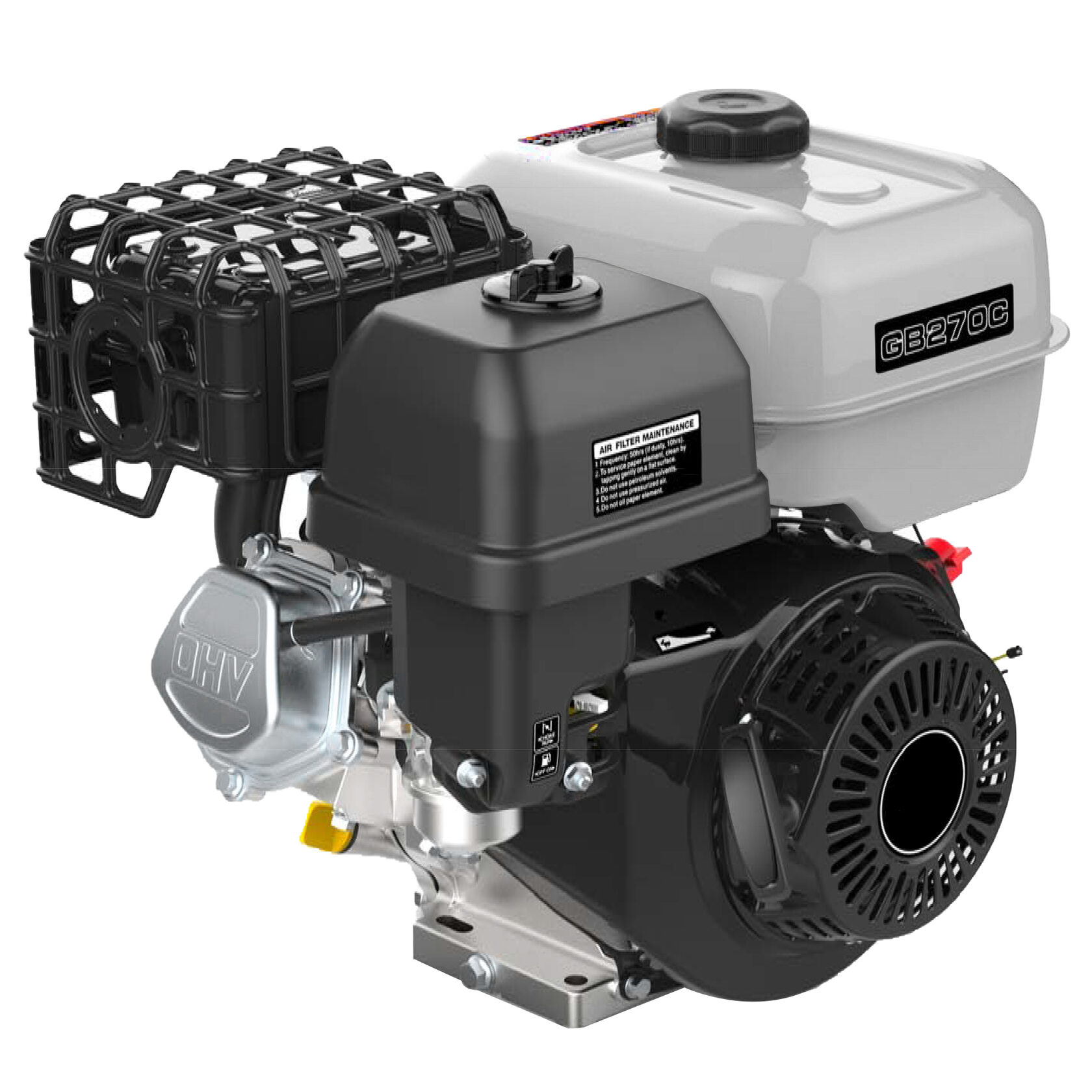 Двигатель бензиновый для культиваторов, мотопомп, опрыскивателей, строительного оборудования EVOline Zongshen GB 270 C