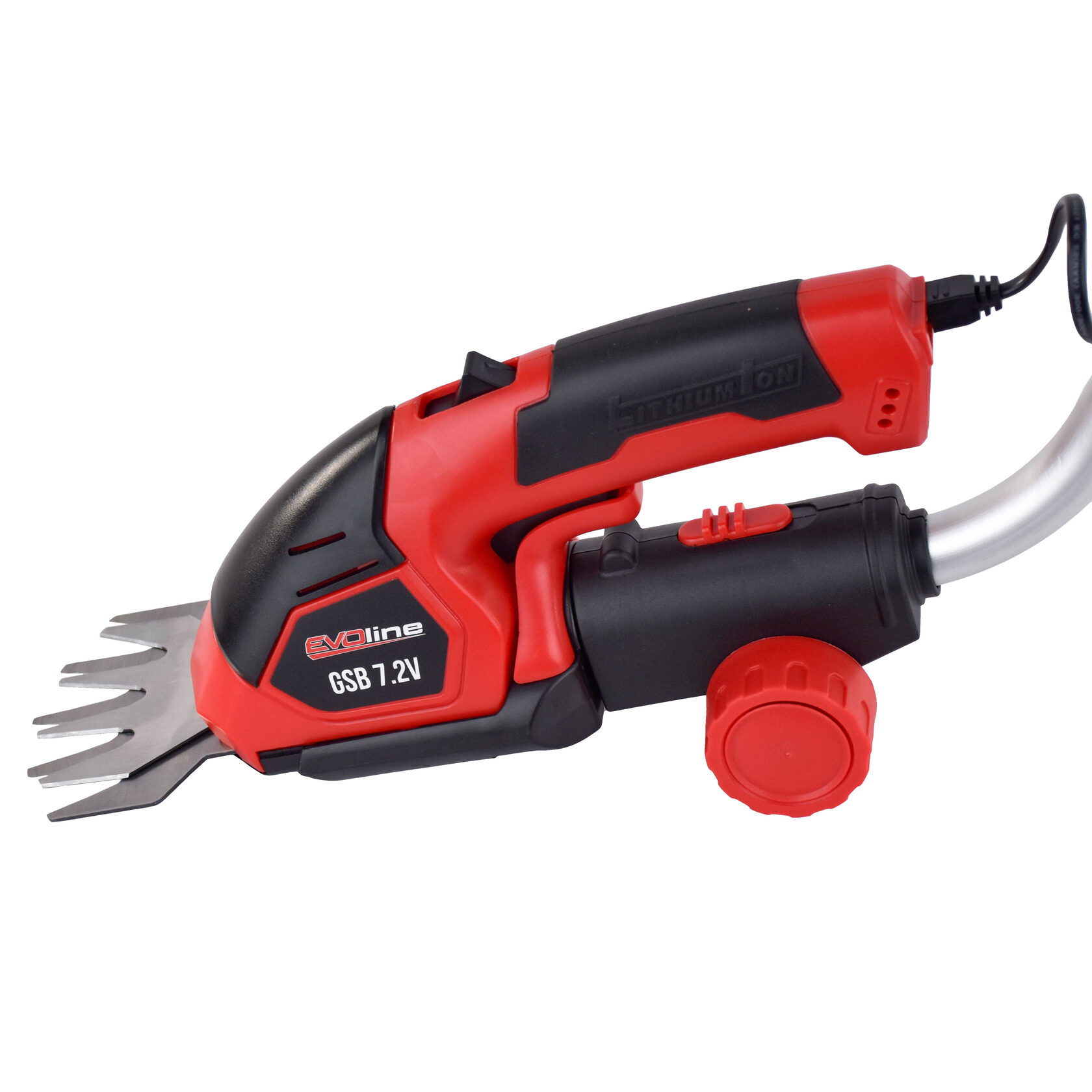 Телескопическая рукоятка к ножницам для стрижки травы EVOline GSB 7.2V