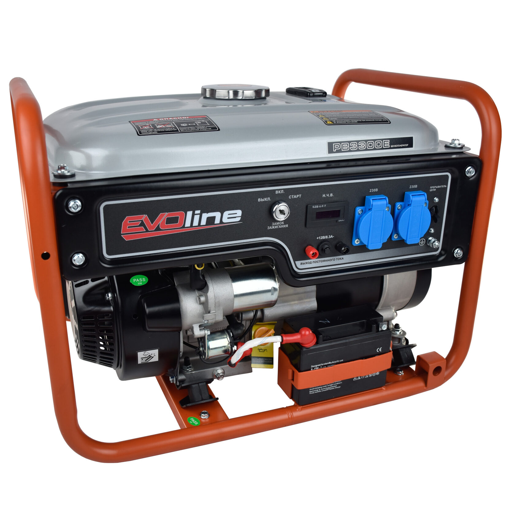 Бензиновый генератор EVOline PB 3300 E Zongshen