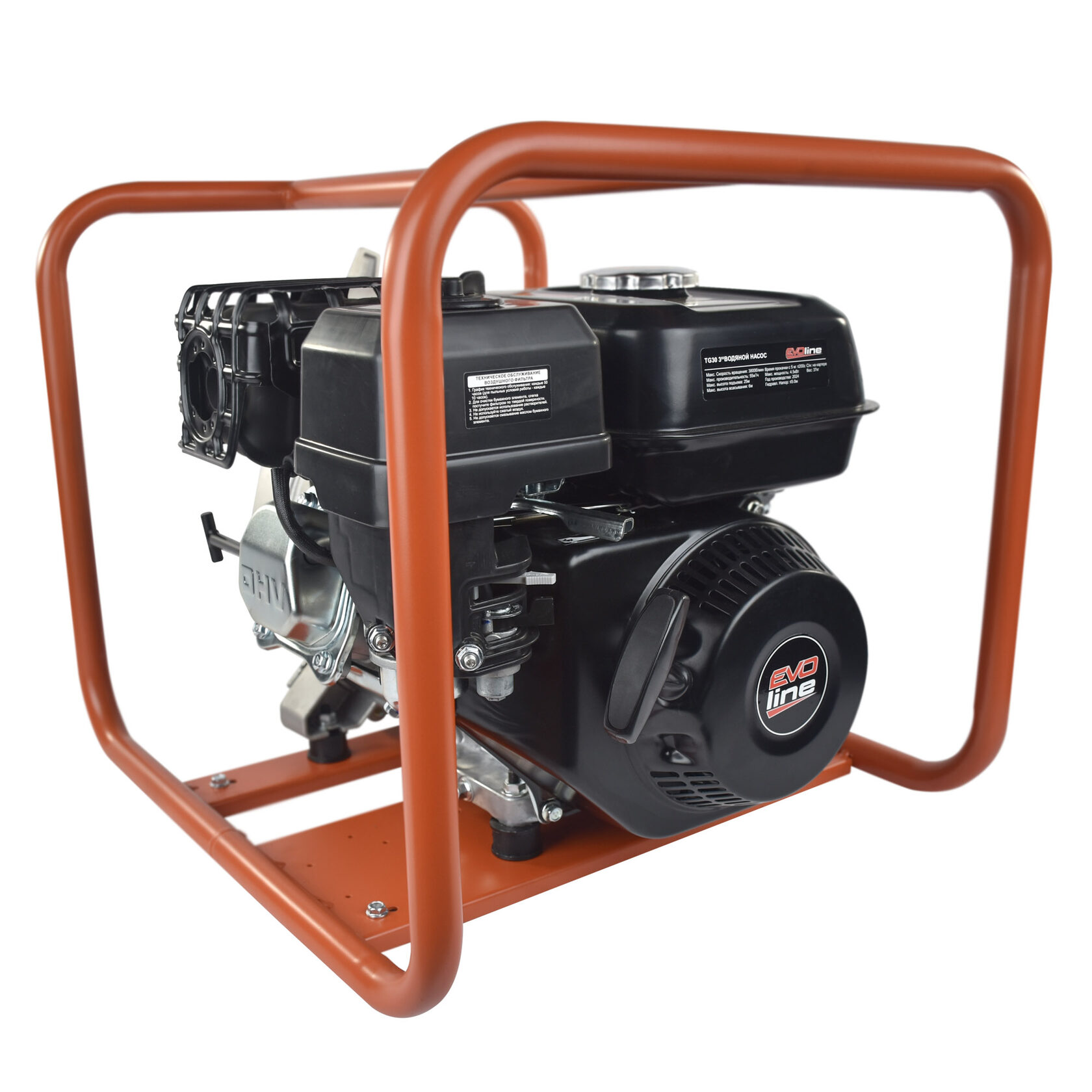 Мотопомпа бензиновая для грязной воды EVOline TG 30 Zongshen