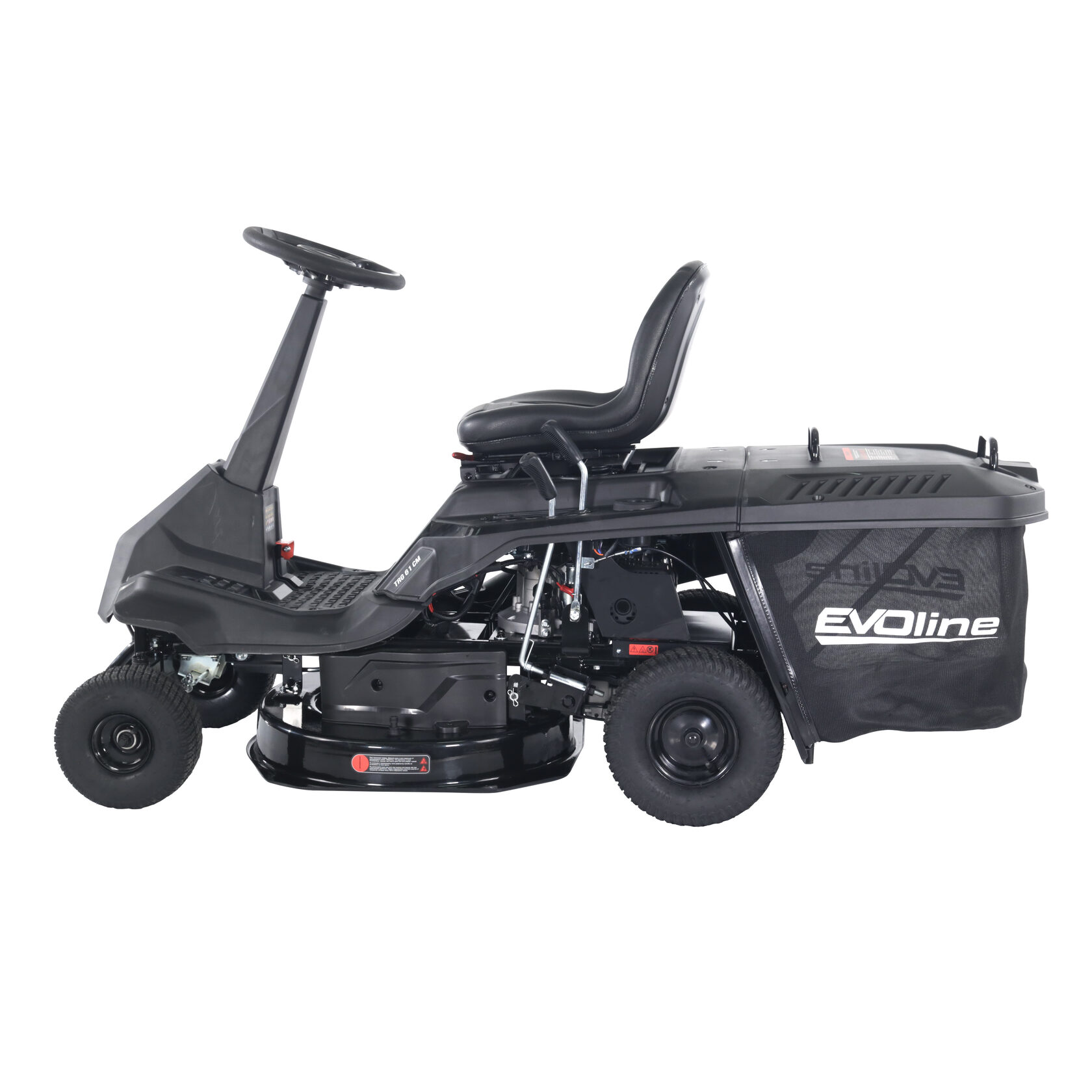 Газонокосилка с сиденьем Мини Райдер EVOline TRG 61 CM