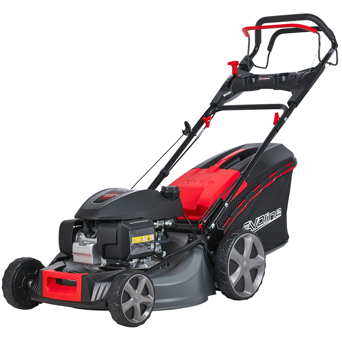 Газонокосилка баензиновая самоходная EVOline LMG 53 CVH двигатель Honda