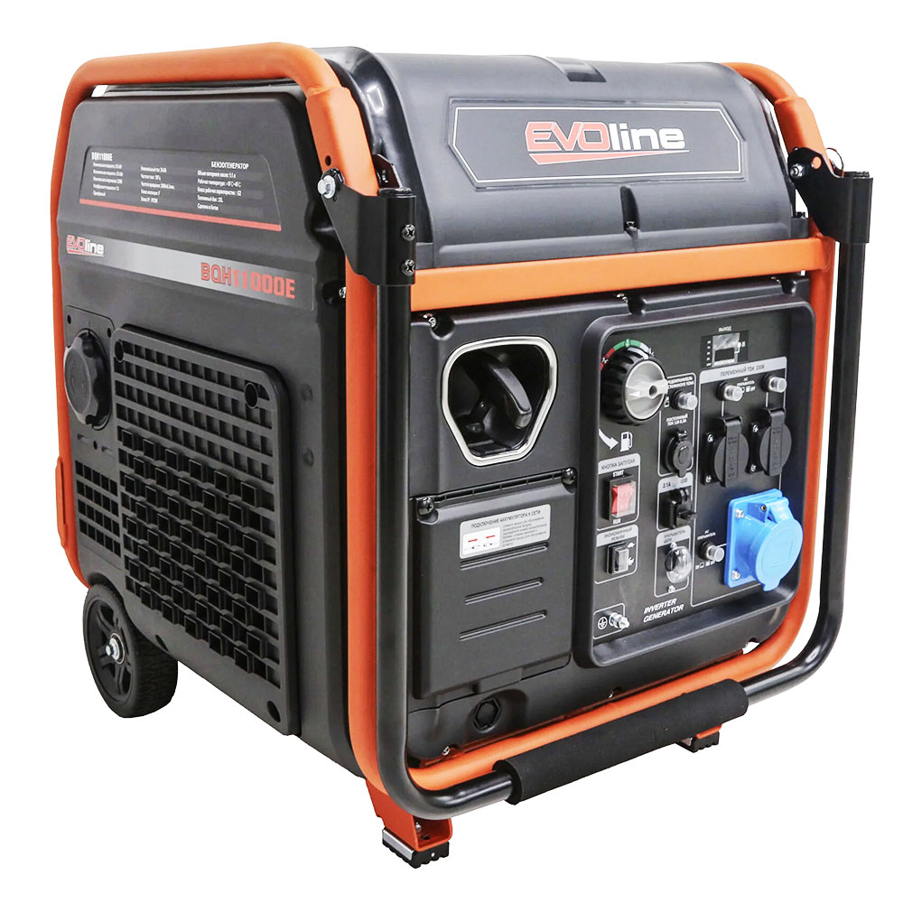 Инверторный бензиновый генератор в кожухе EVOline BQH 11000 E Zongshen