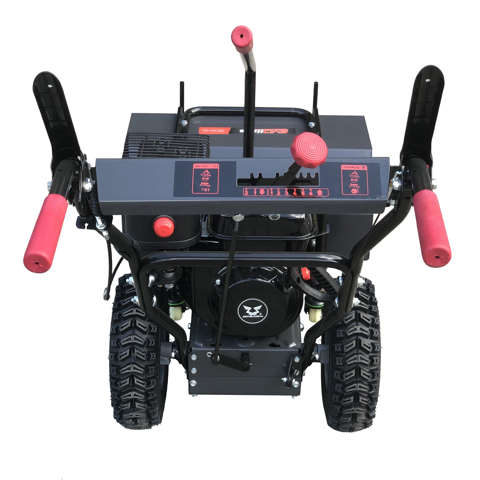 Самоходная бензиновая подметальная машина EVOline SWG 620 двигатель Zongshen