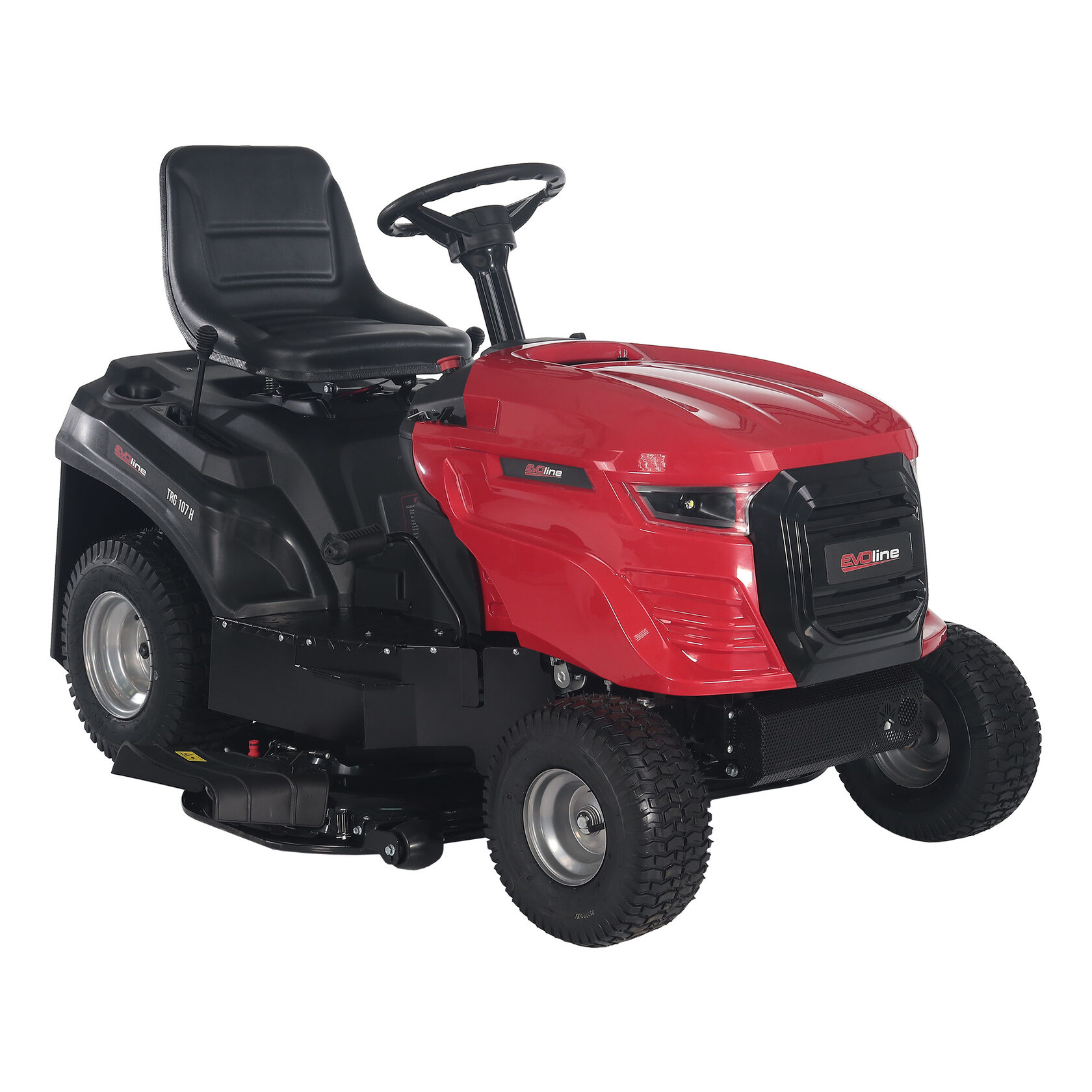 Газонокосилка с сиденьем Мини трактор EVOline TRG 107 H двигатель Loncin