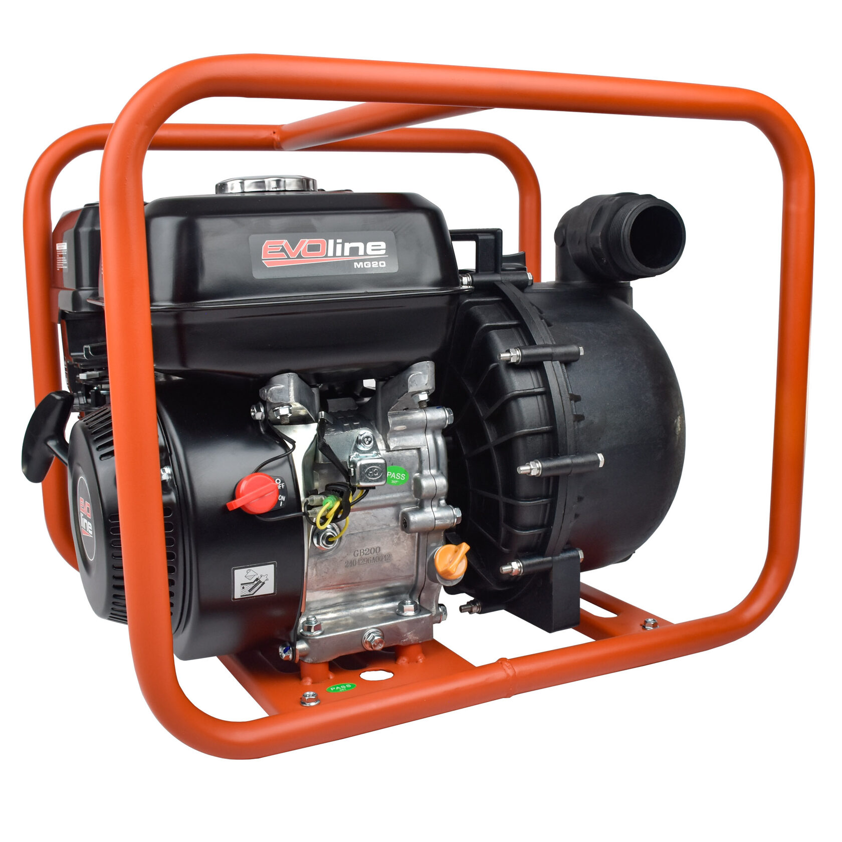 Мотопомпа бензиновая для соленой воды и химических жидкостей EVOline MG 20 Zongshen