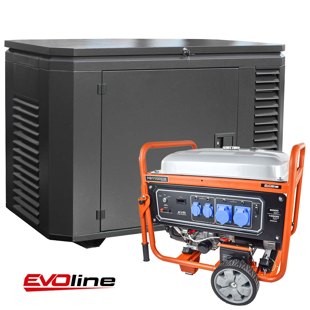 Бензиновый генератор в кожухе EVOline PB 11000 E Zongshen