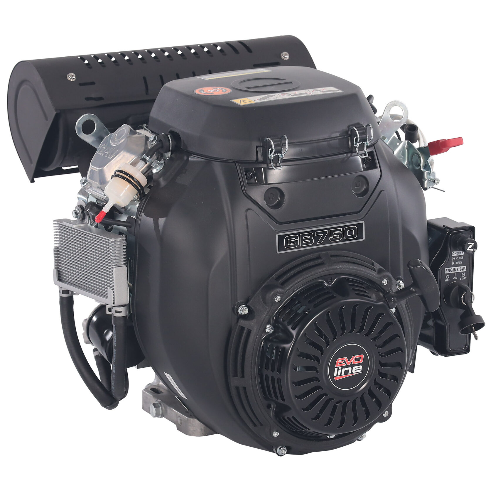 Двигатель бензиновый для затирочных машин, строительного оборудования, вездеходов, мотопомп EVOline Zongshen GB 750 E