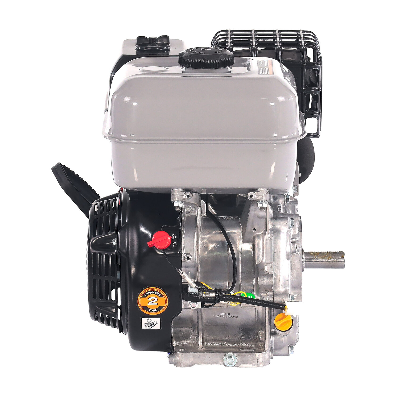 Двигатель бензиновый для лебедок, культиваторов, мотопомп, садового и строительного оборудования EVOline Zongshen GB 460