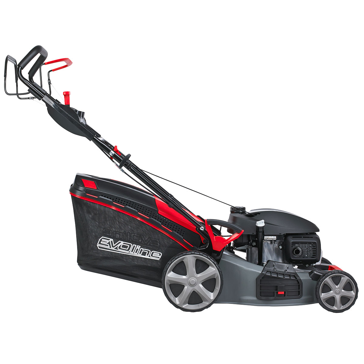 Газонокосилка баензиновая самоходная EVOline LMG 53 CVH двигатель Honda