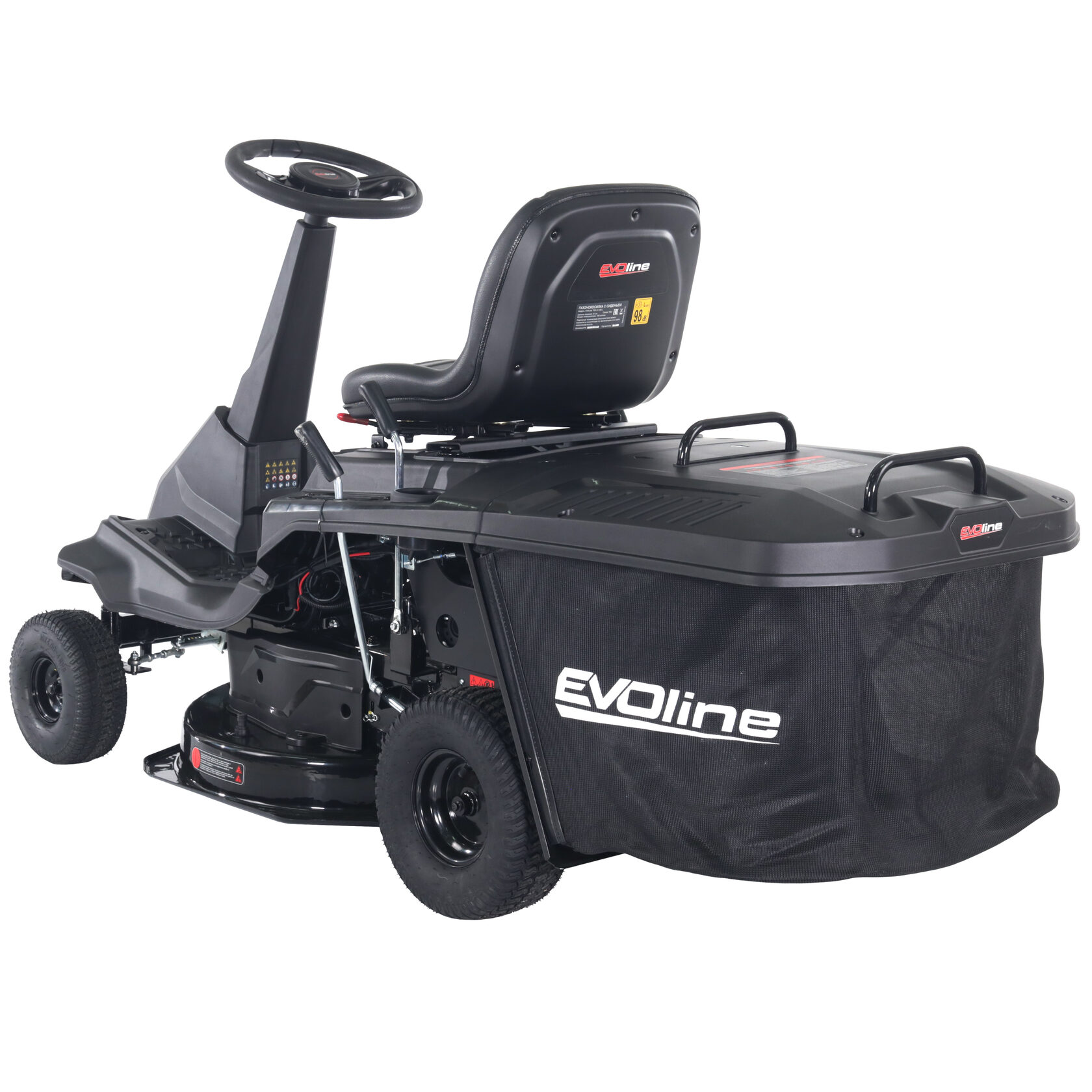 Газонокосилка с сиденьем Мини Райдер EVOline TRG 61 CML