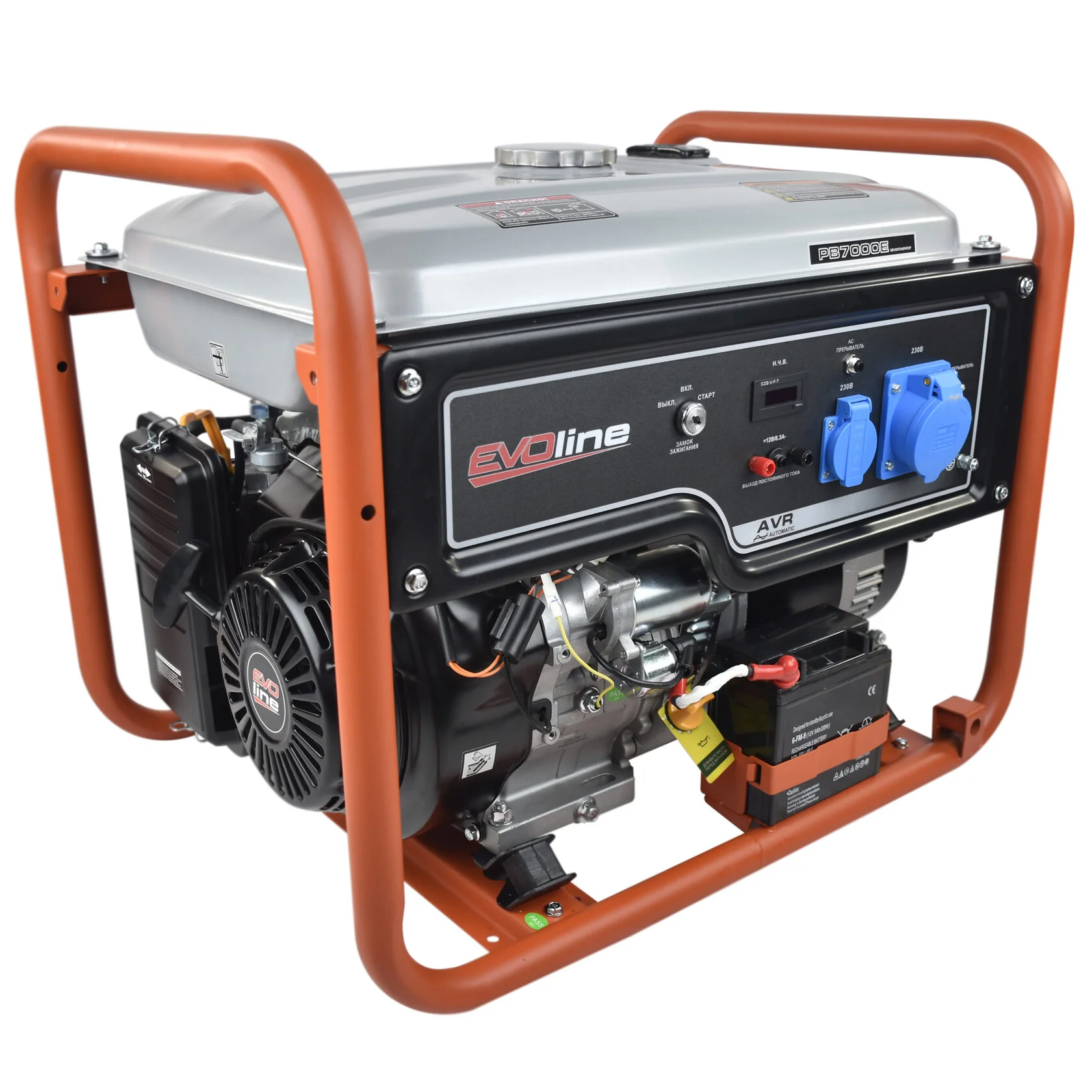 Бензиновый генератор в кожухе EVOline PB 7000 E Zongshen