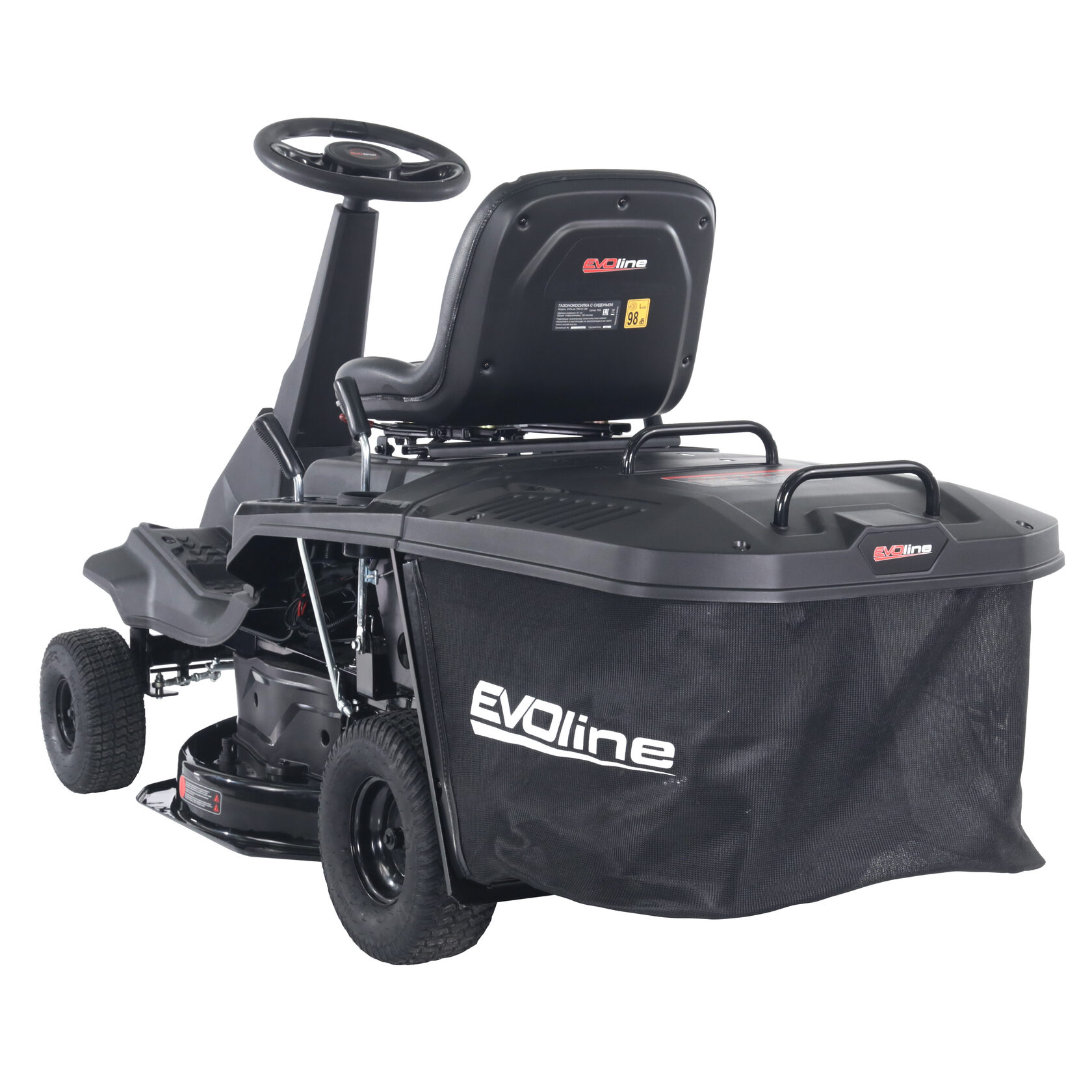 Газонокосилка с сиденьем Мини Райдер EVOline TRG 61 CM