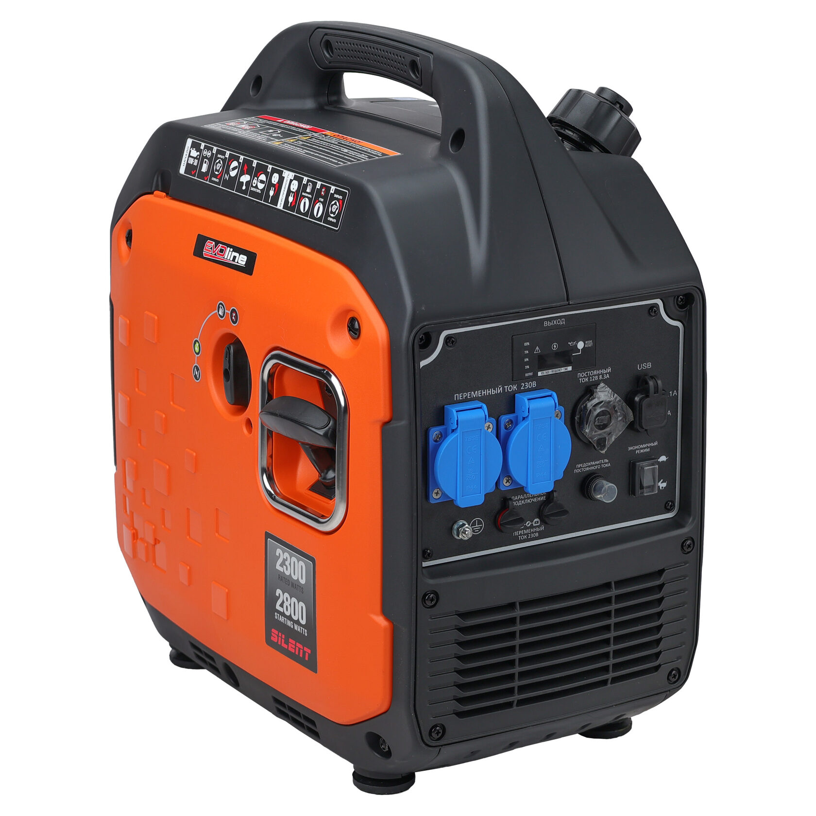 Инверторный бензиновый генератор EVOline BQH 2800 Zongshen