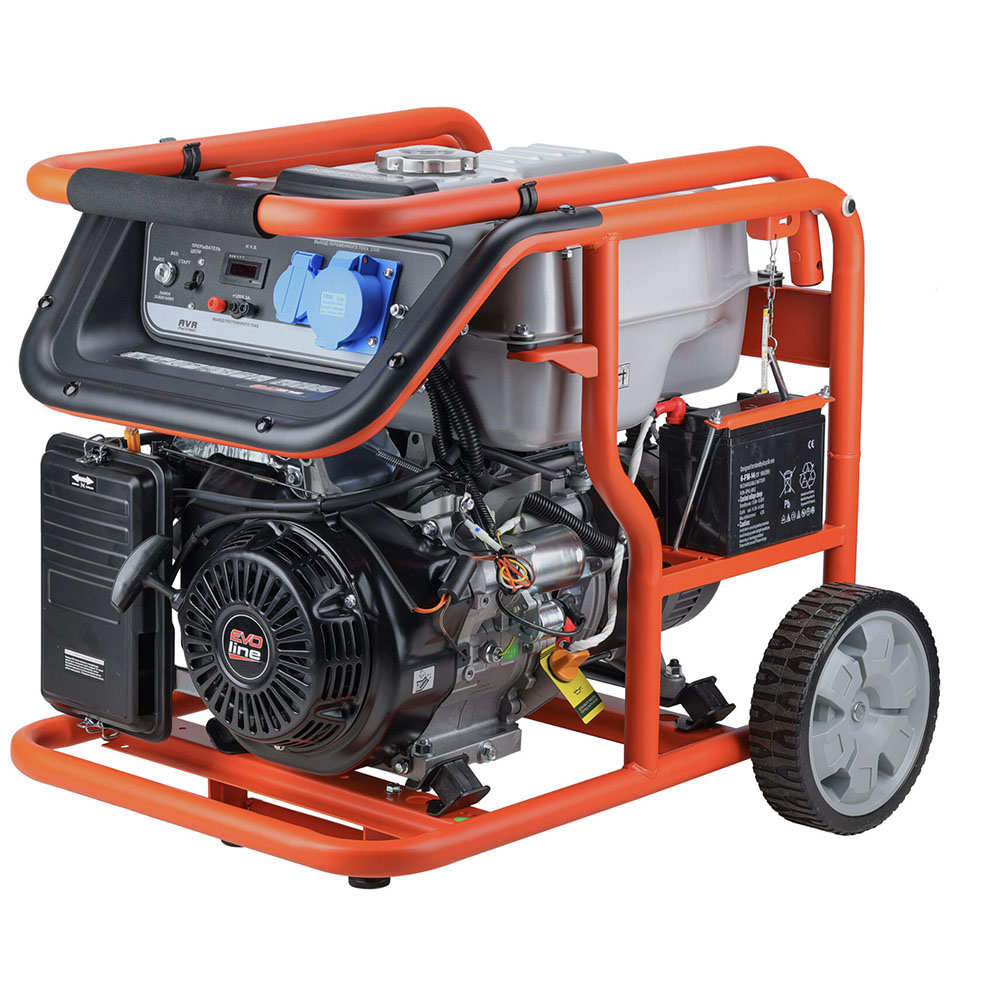 Бензиновый генератор в кожухе EVOline KB 6000 E Zongshen