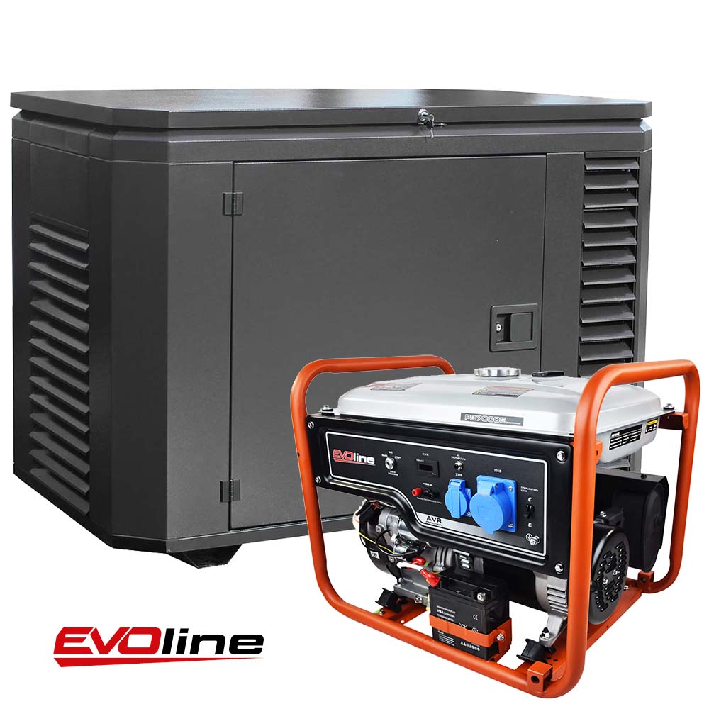 Бензиновый генератор в кожухе EVOline PB 7000 E Zongshen