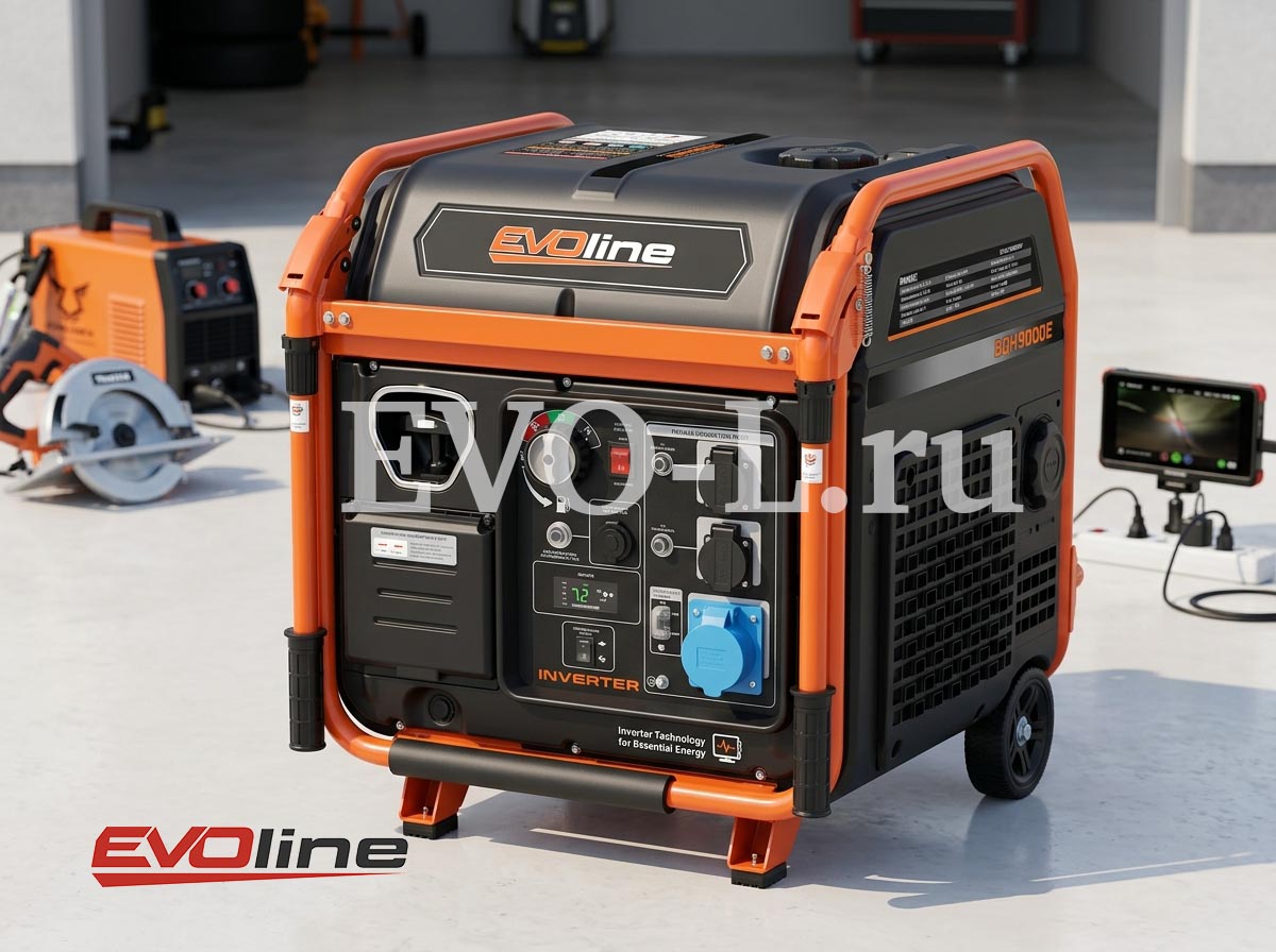 Новый инверторный генератор EVOline BQH 9000 E Zongshen