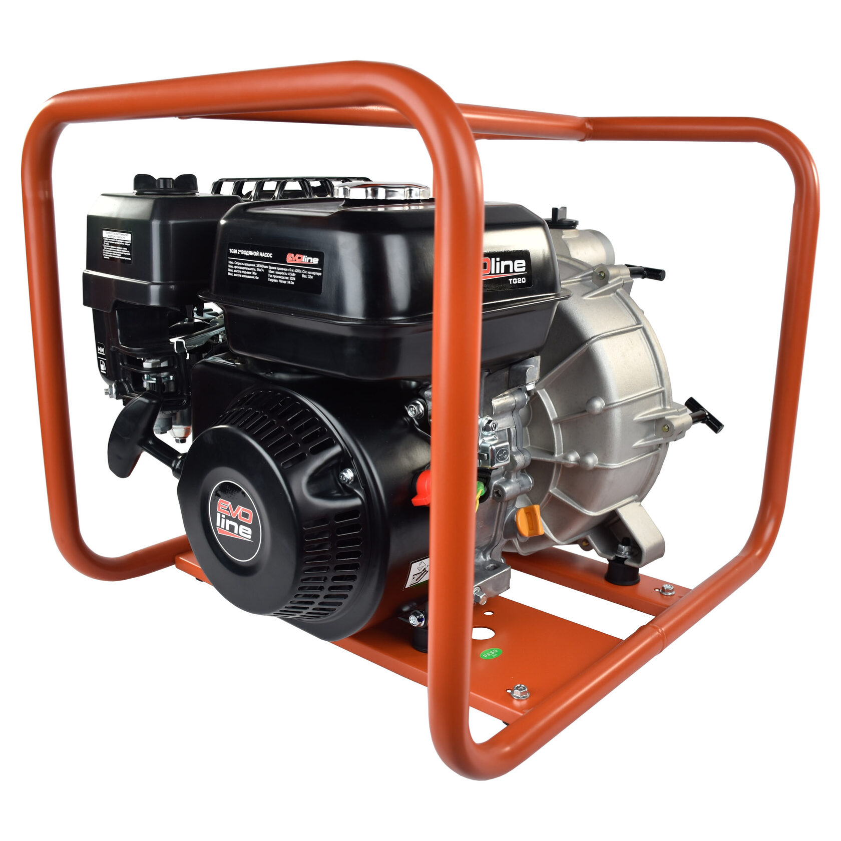 Мотопомпа бензиновая для грязной воды EVOline TG 20 Zongshen