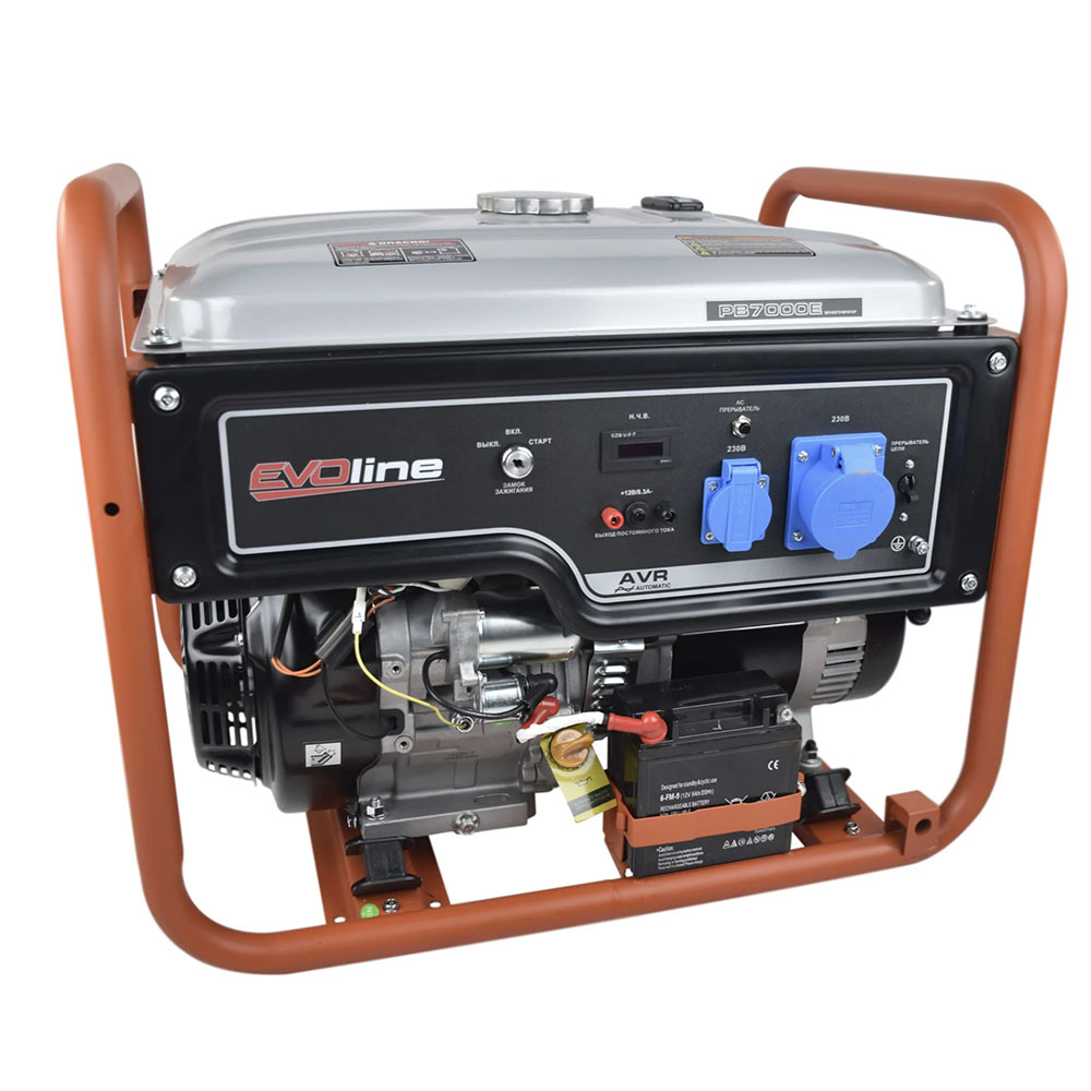 Бензиновый генератор в кожухе EVOline PB 7000 E Zongshen