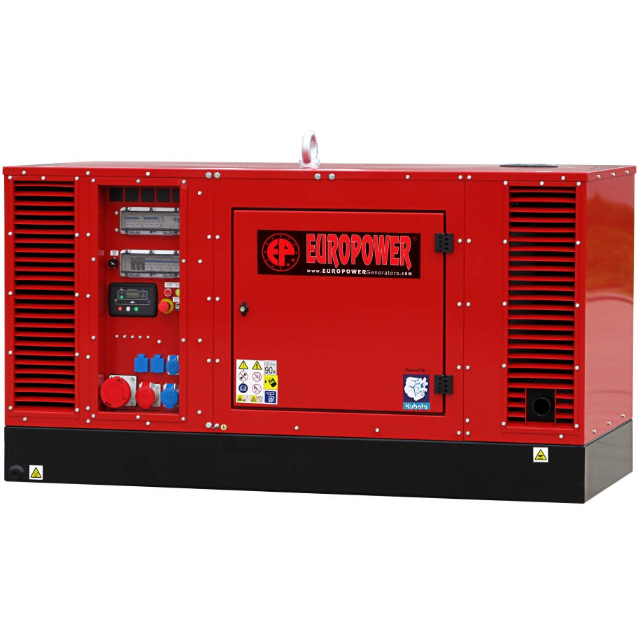 Дизельный генератор EUROPOWER EPS 34 TDE двигатель Kubota трехфазный с электростартером 30 кВт