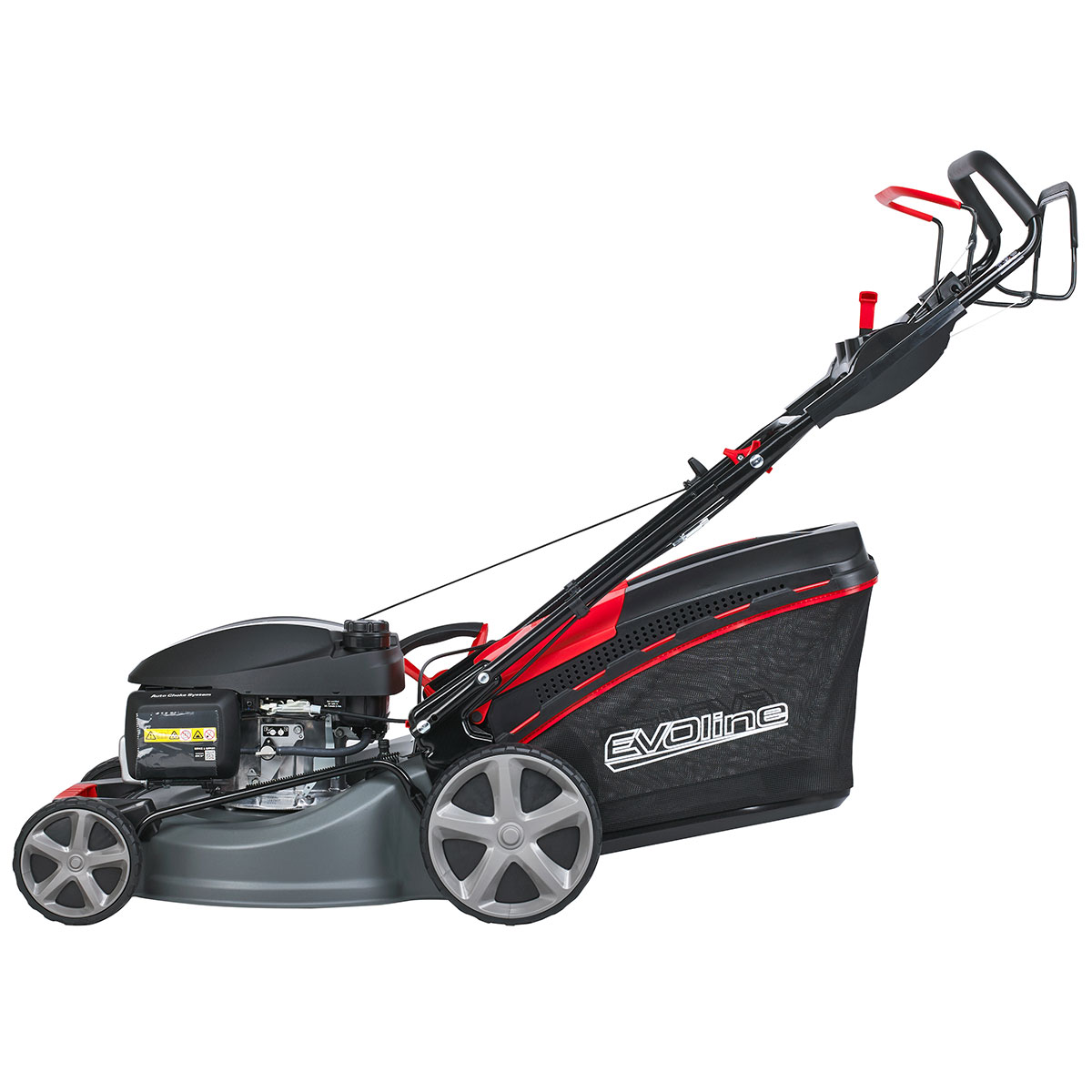 Газонокосилка баензиновая самоходная EVOline LMG 53 CVH двигатель Honda
