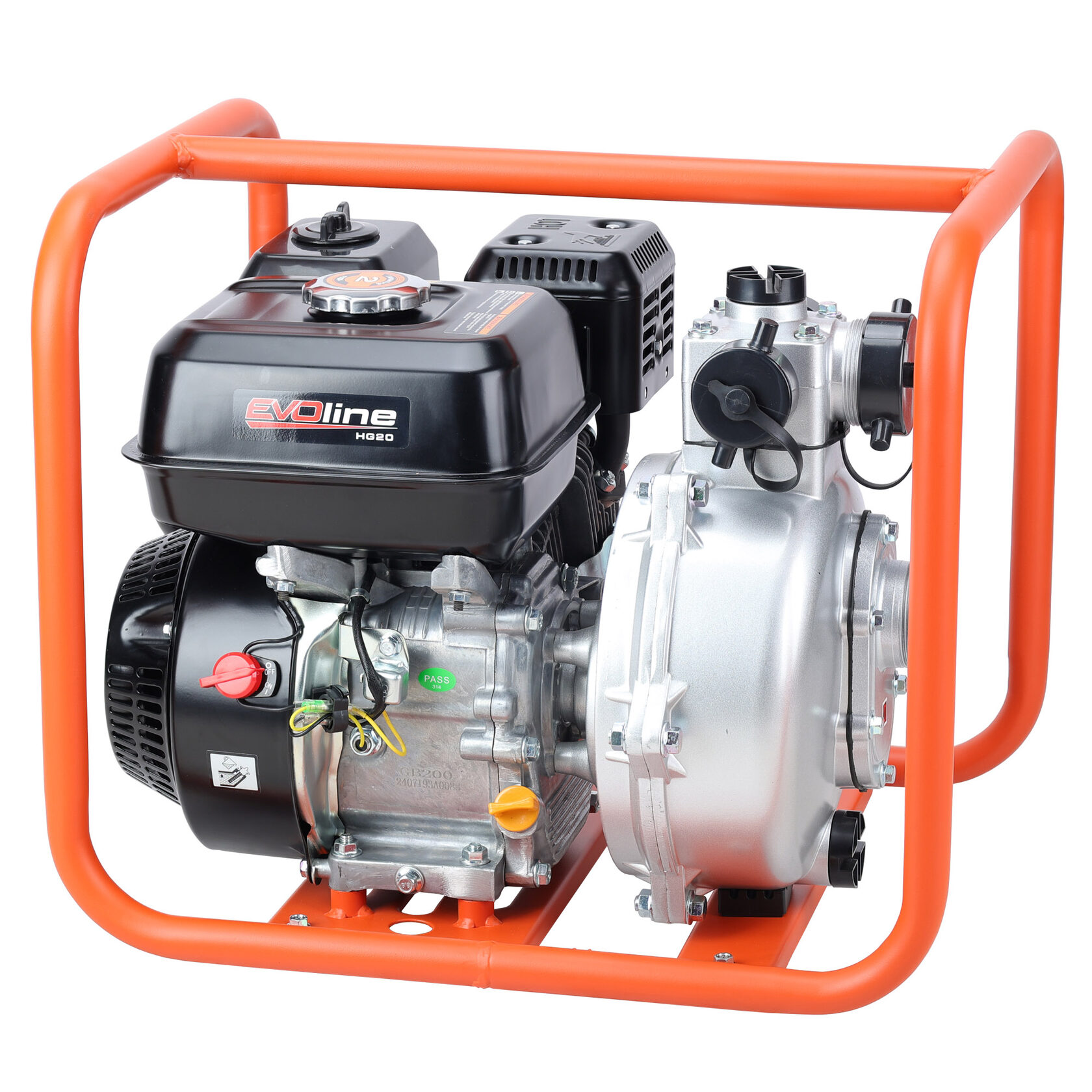 Мотопомпа бензиновая высоконапорная пожарная EVOline HG 20 Zongshen