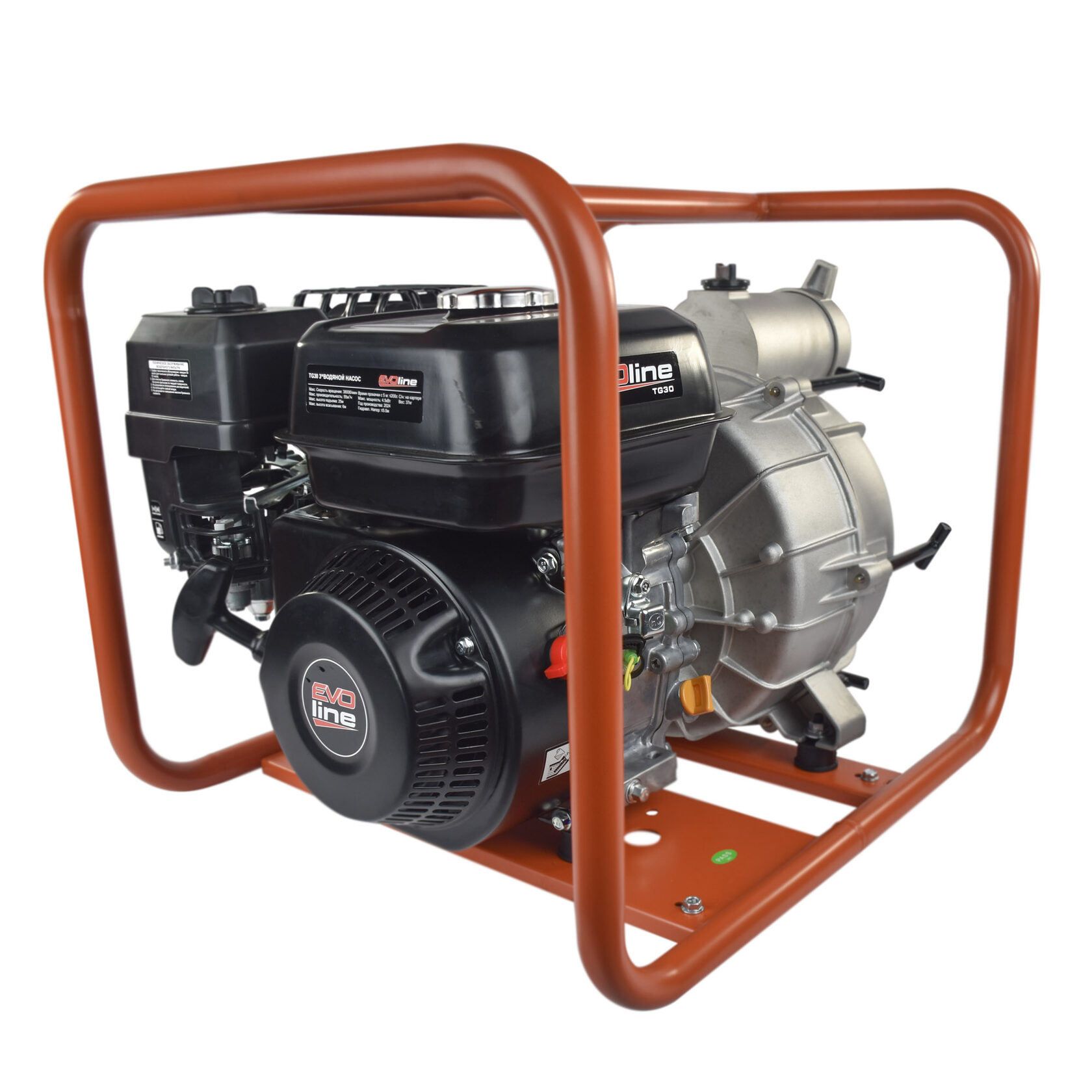 Мотопомпа бензиновая для грязной воды EVOline TG 30 Zongshen