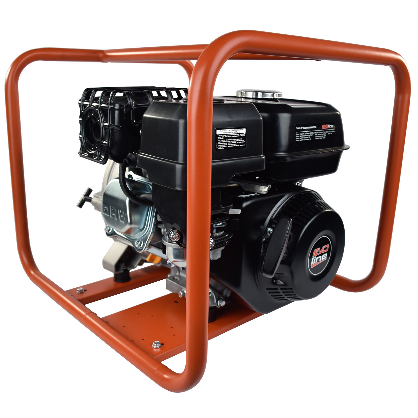 Мотопомпа бензиновая для грязной воды EVOline TG 20 Zongshen