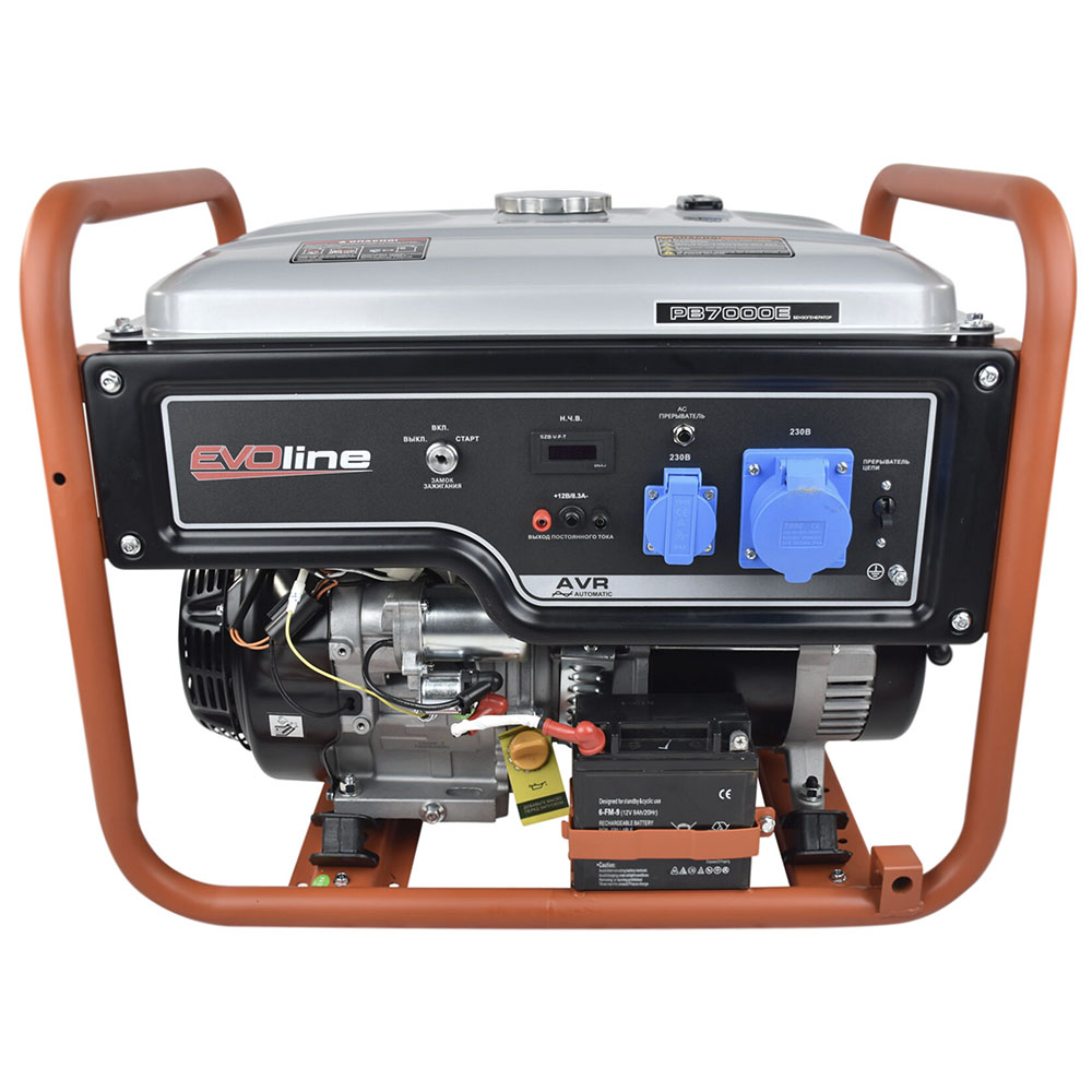 Бензиновый генератор в кожухе EVOline PB 7000 E Zongshen