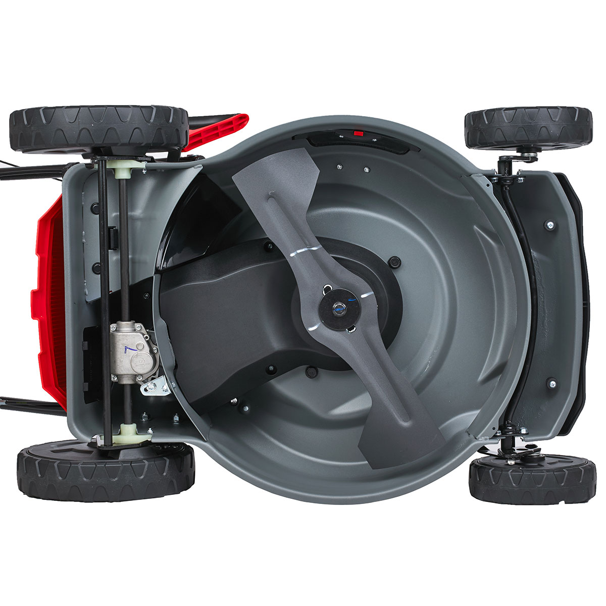 Газонокосилка баензиновая самоходная EVOline LMG 53 CVH двигатель Honda