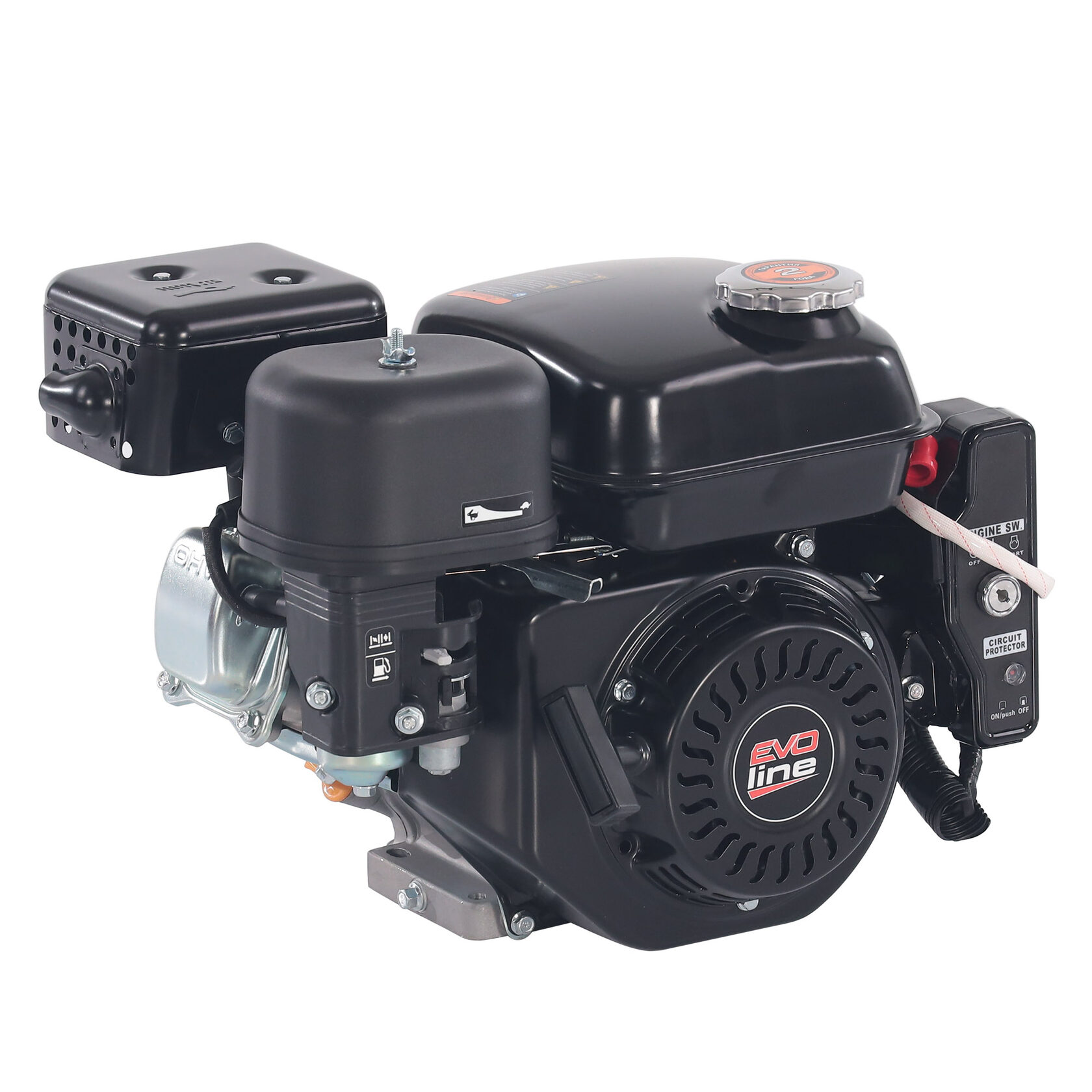 Двигатель бензиновый для строительной техники и силового оборудования EVOline Zongshen 168 FBE