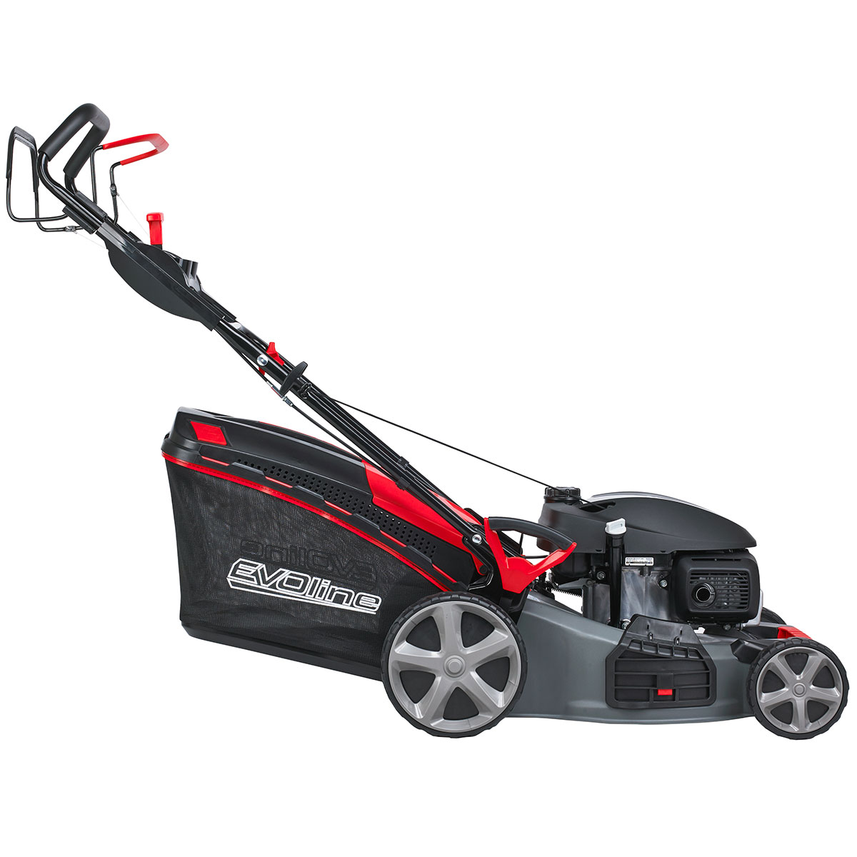 Газонокосилка баензиновая самоходная EVOline LMG 48 CVH двигатель Honda