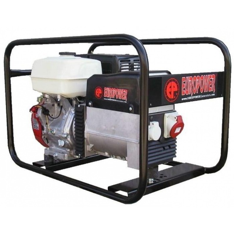 Генератор бензиновый EUROPOWER EP 6500 T двигатель Honda