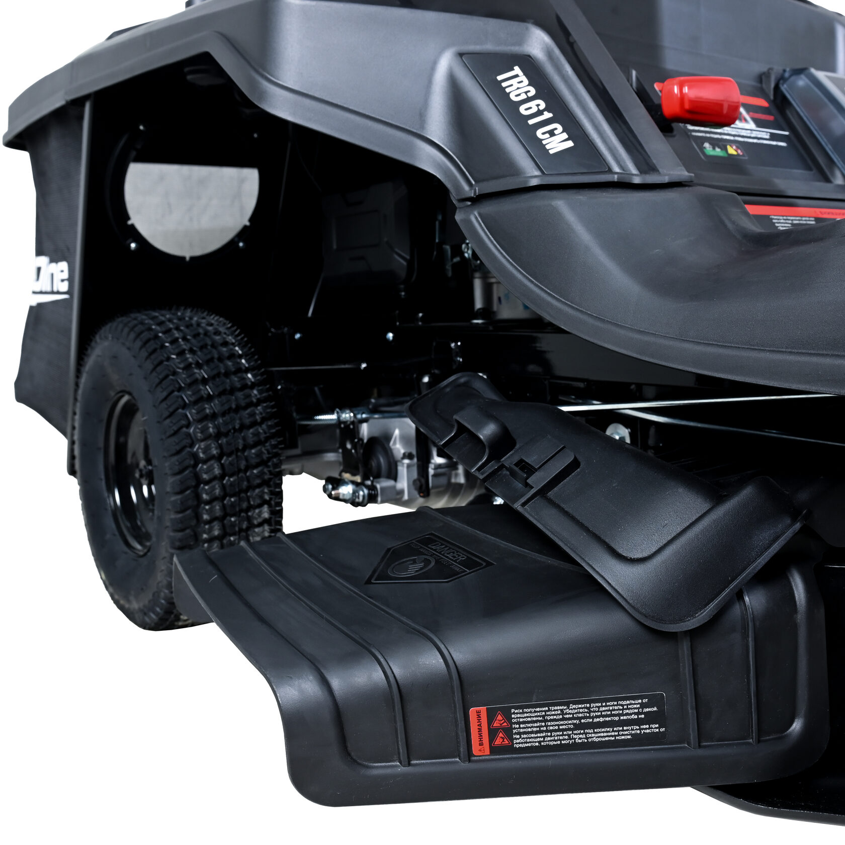 Газонокосилка с сиденьем Мини Райдер EVOline TRG 61 CM