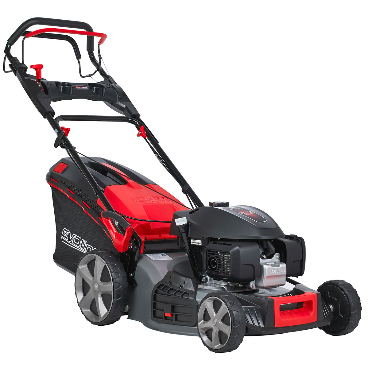 Газонокосилка баензиновая самоходная EVOline LMG 53 CVH двигатель Honda