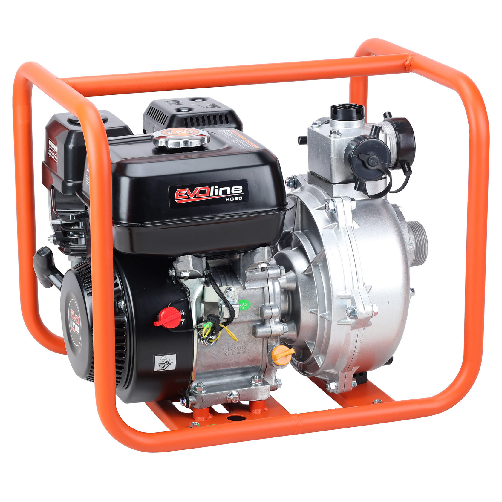 Мотопомпа бензиновая высоконапорная пожарная EVOline HG 20 Zongshen