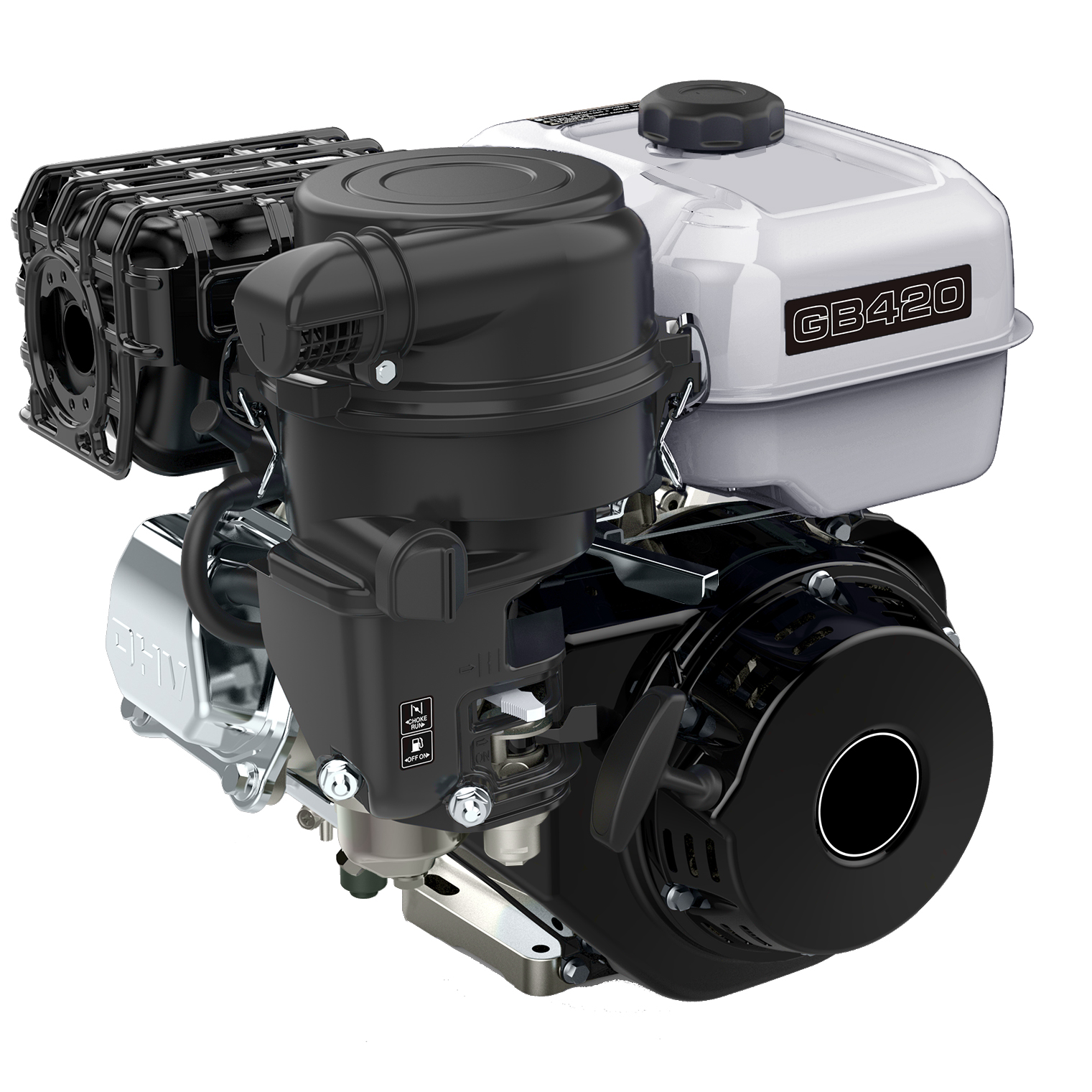 Двигатель бензиновый для культиваторов, мотопомп, садового и строительного оборудования EVOline Zongshen GB 420 Е