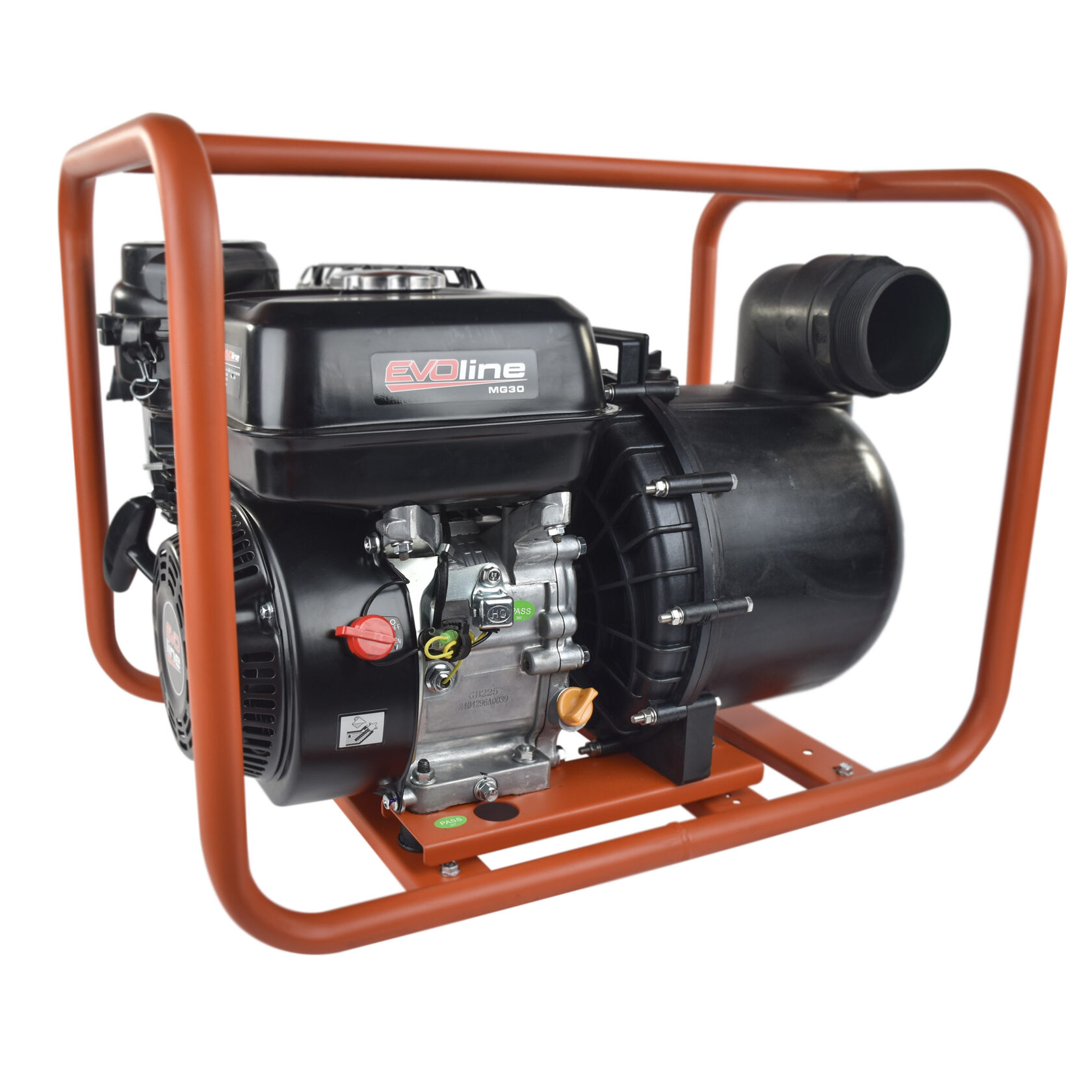 Мотопомпа бензиновая для соленой воды и химических жидкостей EVOline MG 30 Zongshen