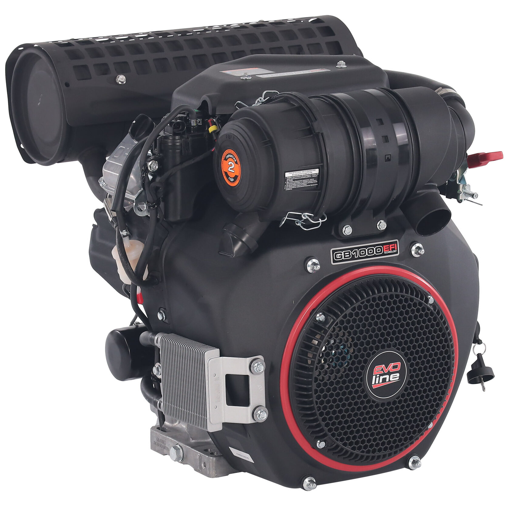 Двигатель бензиновый для затирочных машин, строительного оборудования, вездеходов, мотопомп EVOline Zongshen GB 1000 EFI