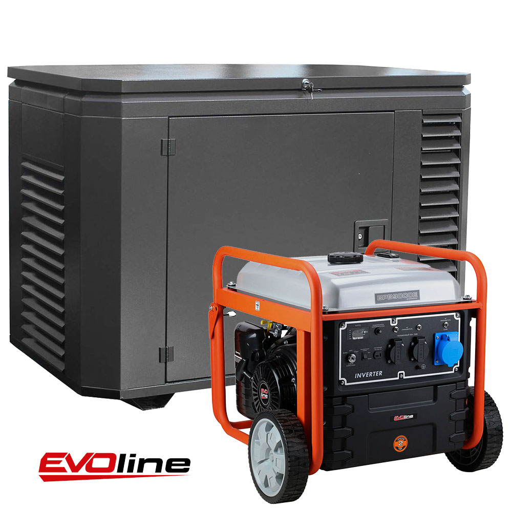Инверторный бензиновый генератор в кожухе EVOline BPB 9000 E Zongshen