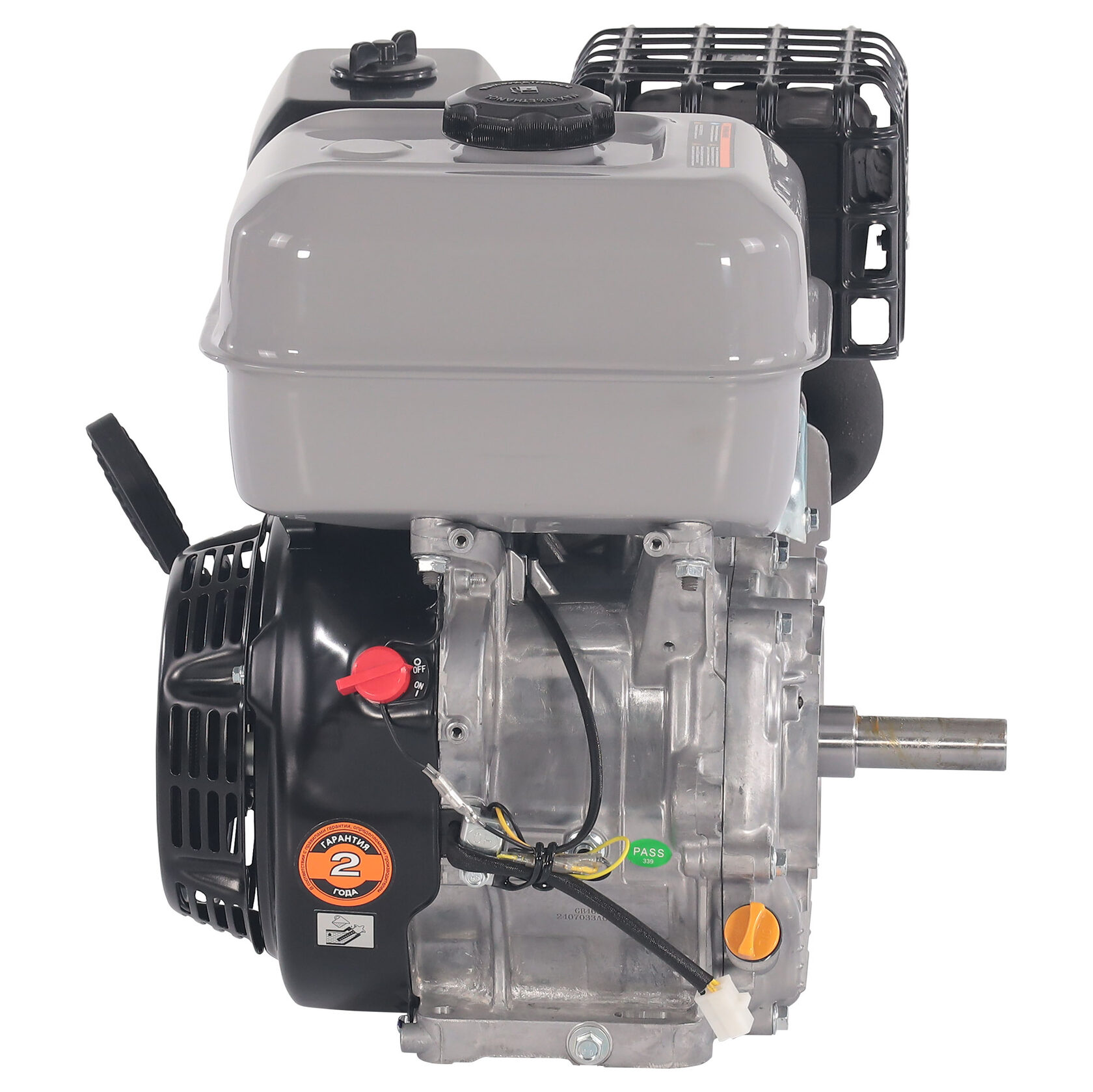 Двигатель бензиновый для лебедок, культиваторов, мотопомп, садового и строительного оборудования EVOline Zongshen GB 460