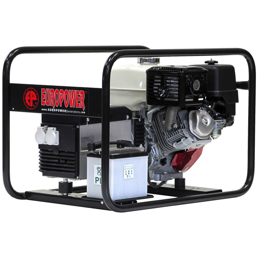 Генератор бензиновый EUROPOWER EP 6000 E двигатель Honda