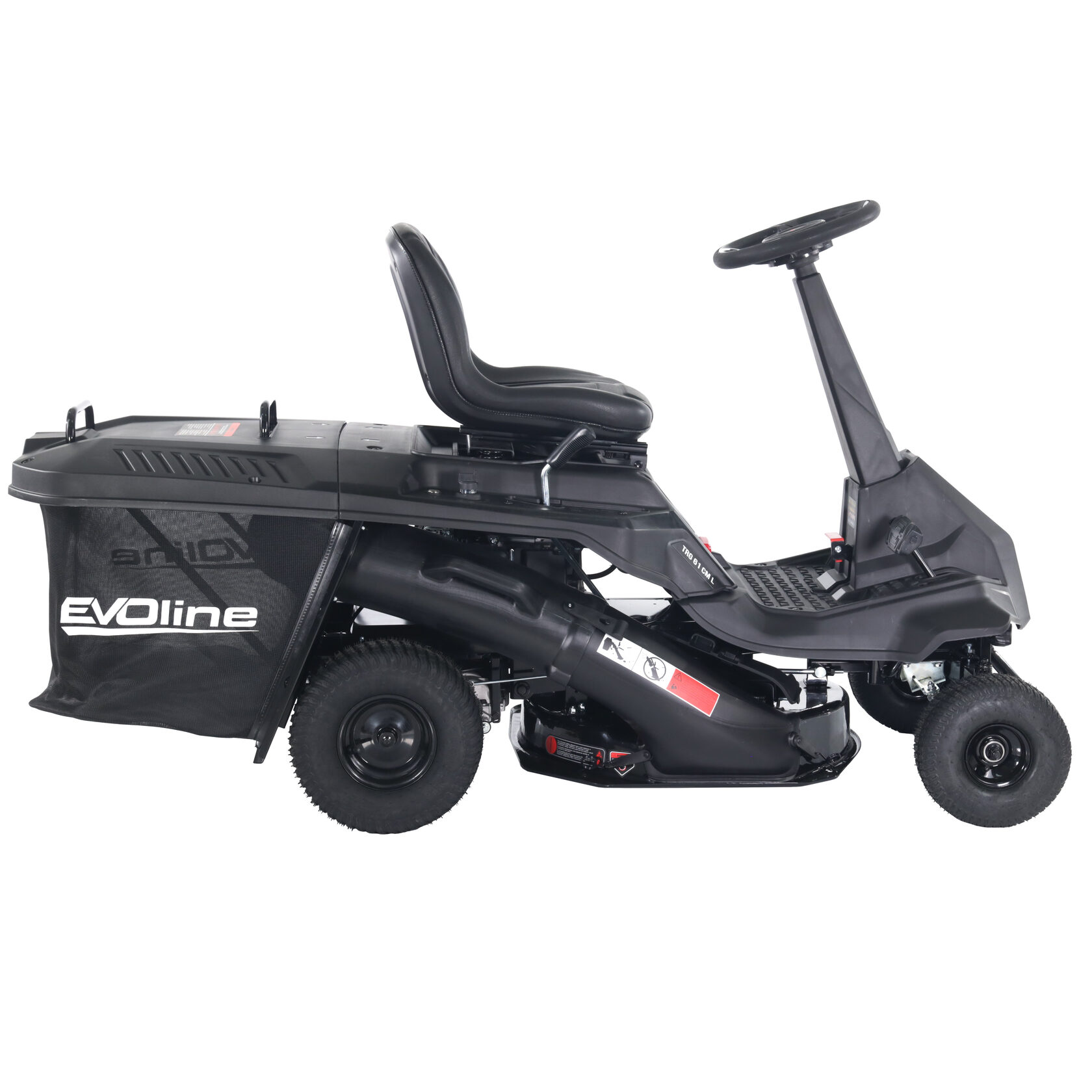 Газонокосилка с сиденьем Мини Райдер EVOline TRG 61 CML